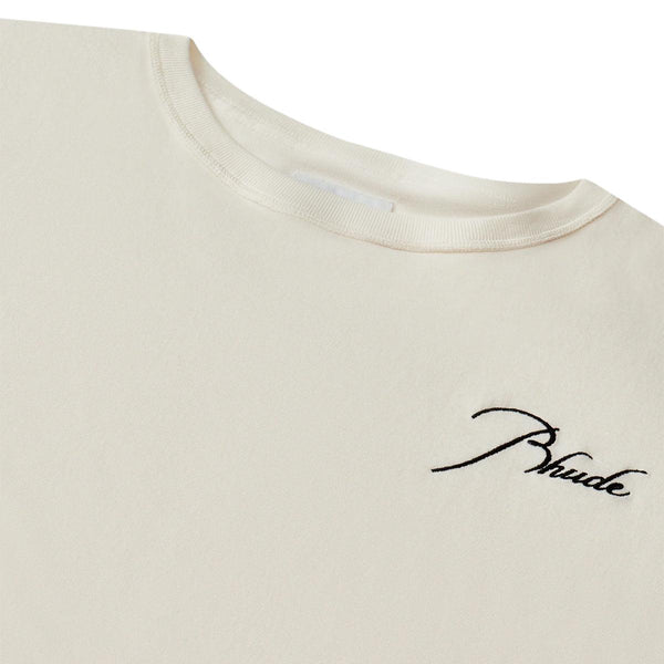 RHUDE MEN'S REVERSE TEE VTG WHITE