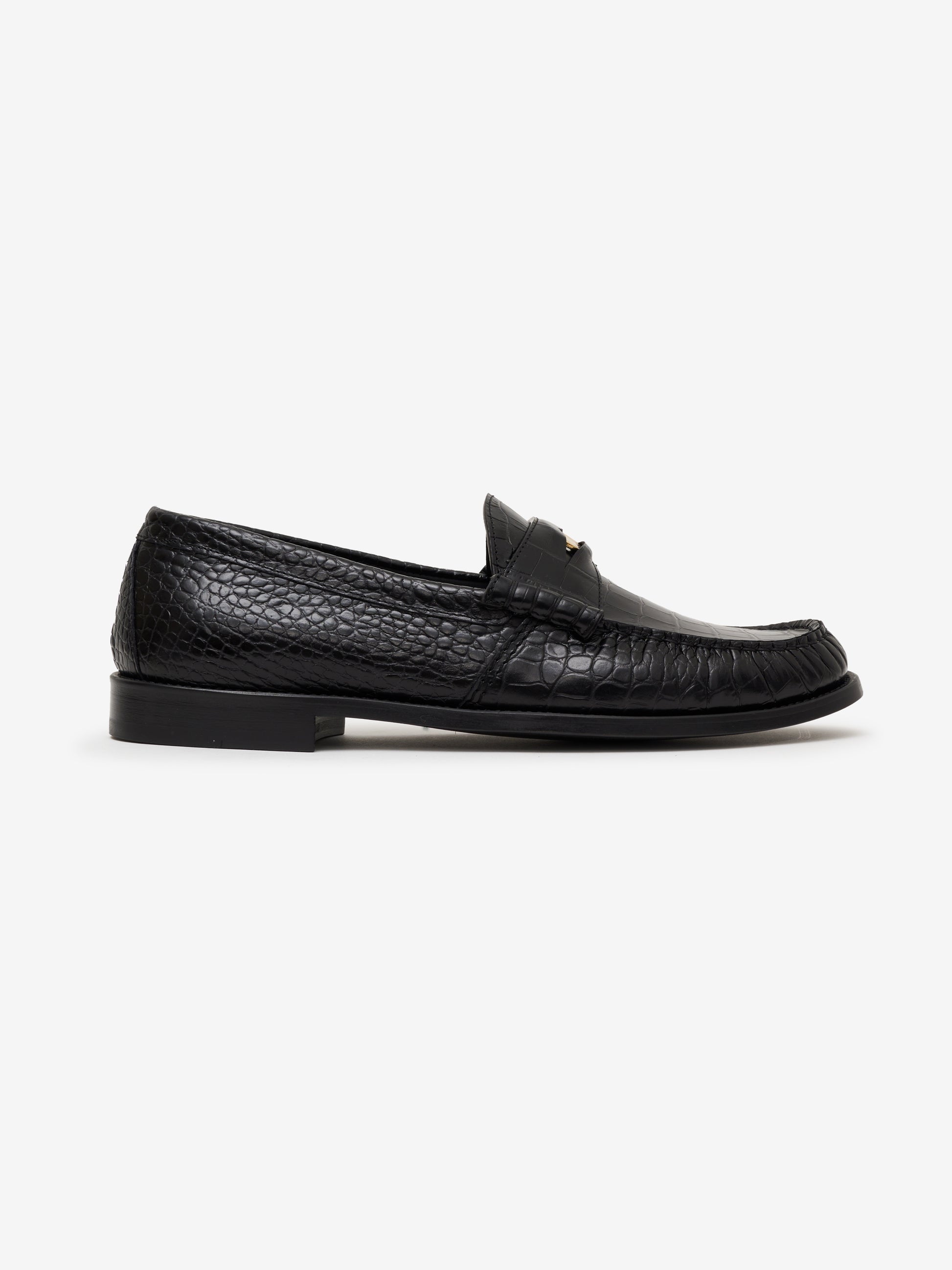 RHUDE MEN'S CROC PENNY LOAFER NWT
