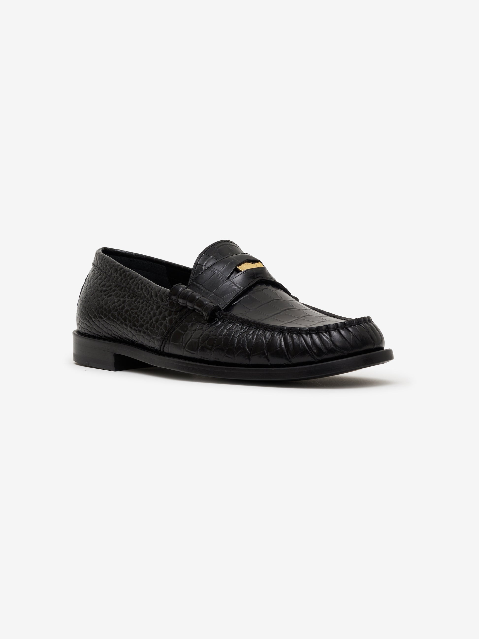 RHUDE MEN'S CROC PENNY LOAFER NWT