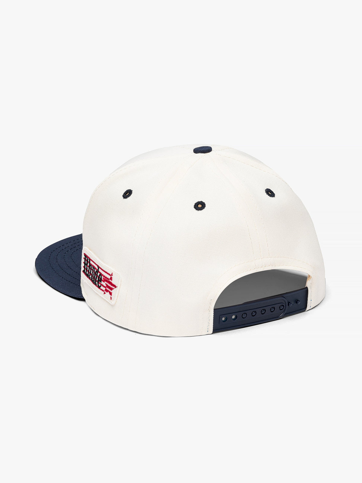 RHUDE MEN'S CREME NAVY BASEBALL HAT
