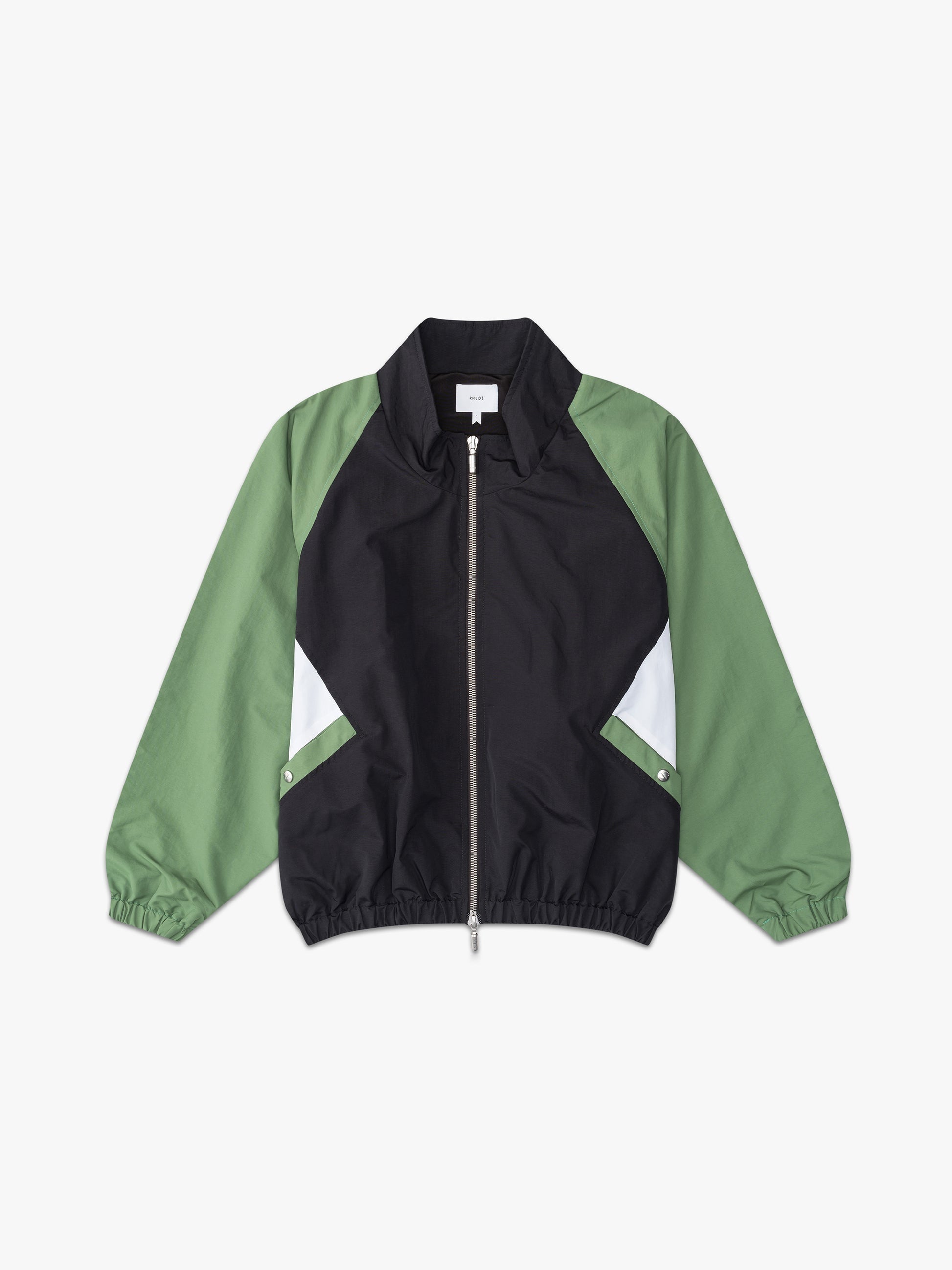 RHUDE MEN'S COLOR-BLOCK TRACK JACKET NWT
