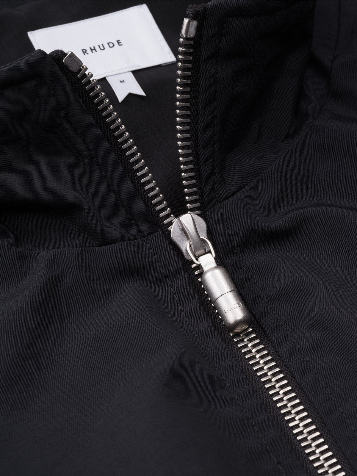 RHUDE UNISEX'S GREEN BLACK COLOR-BLOCK TRACK JACKET