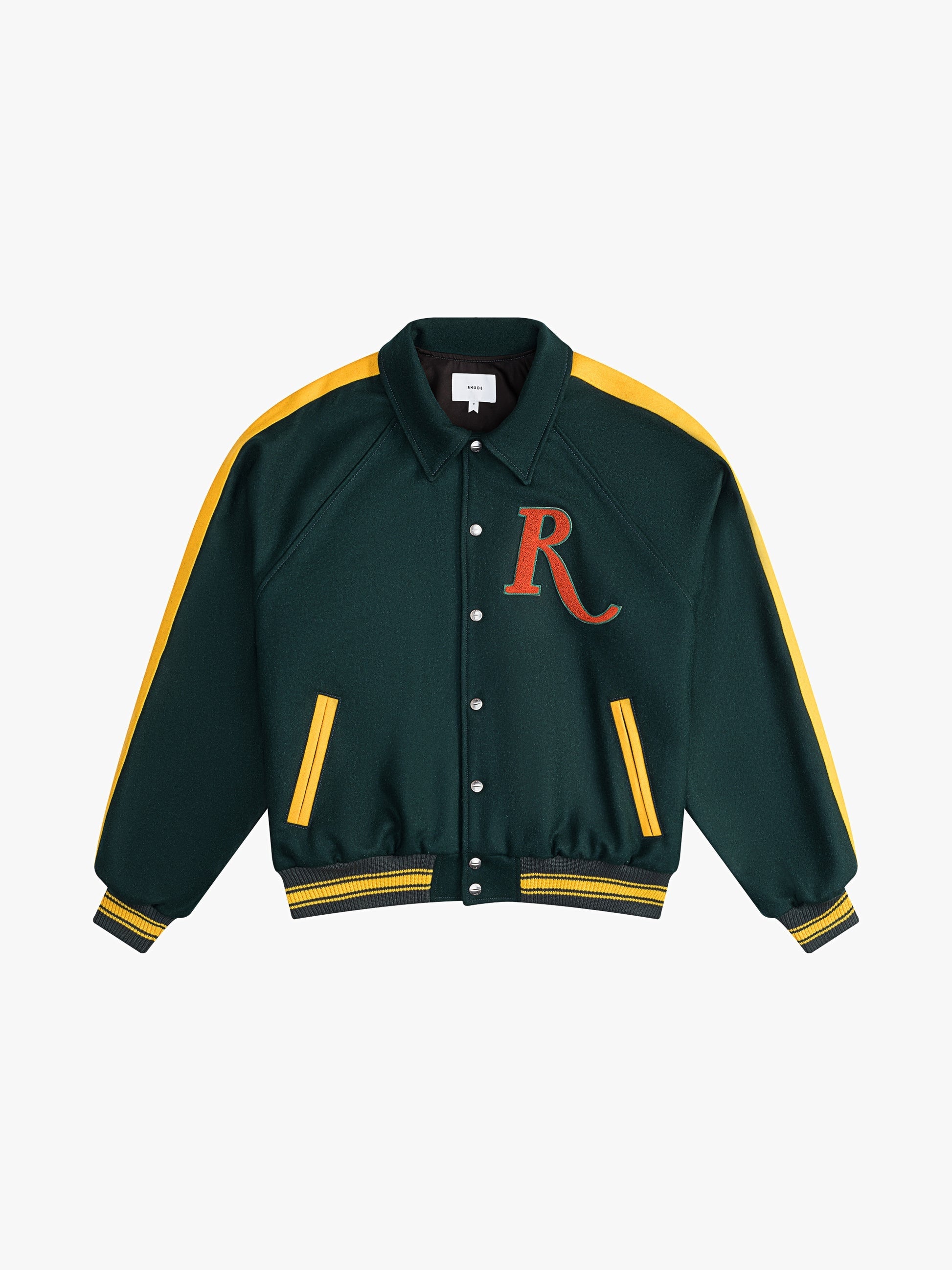 RHUDE MEN'S RAGLAN VARSITY NWT