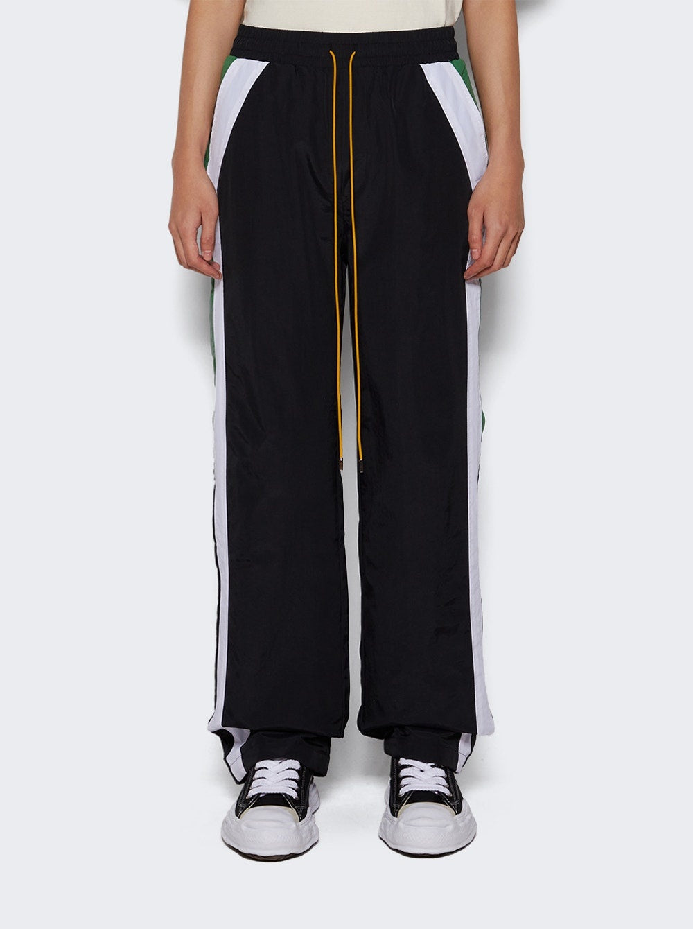 RHUDE MEN'S COLOR-BLOCK TRACK PANT NWT