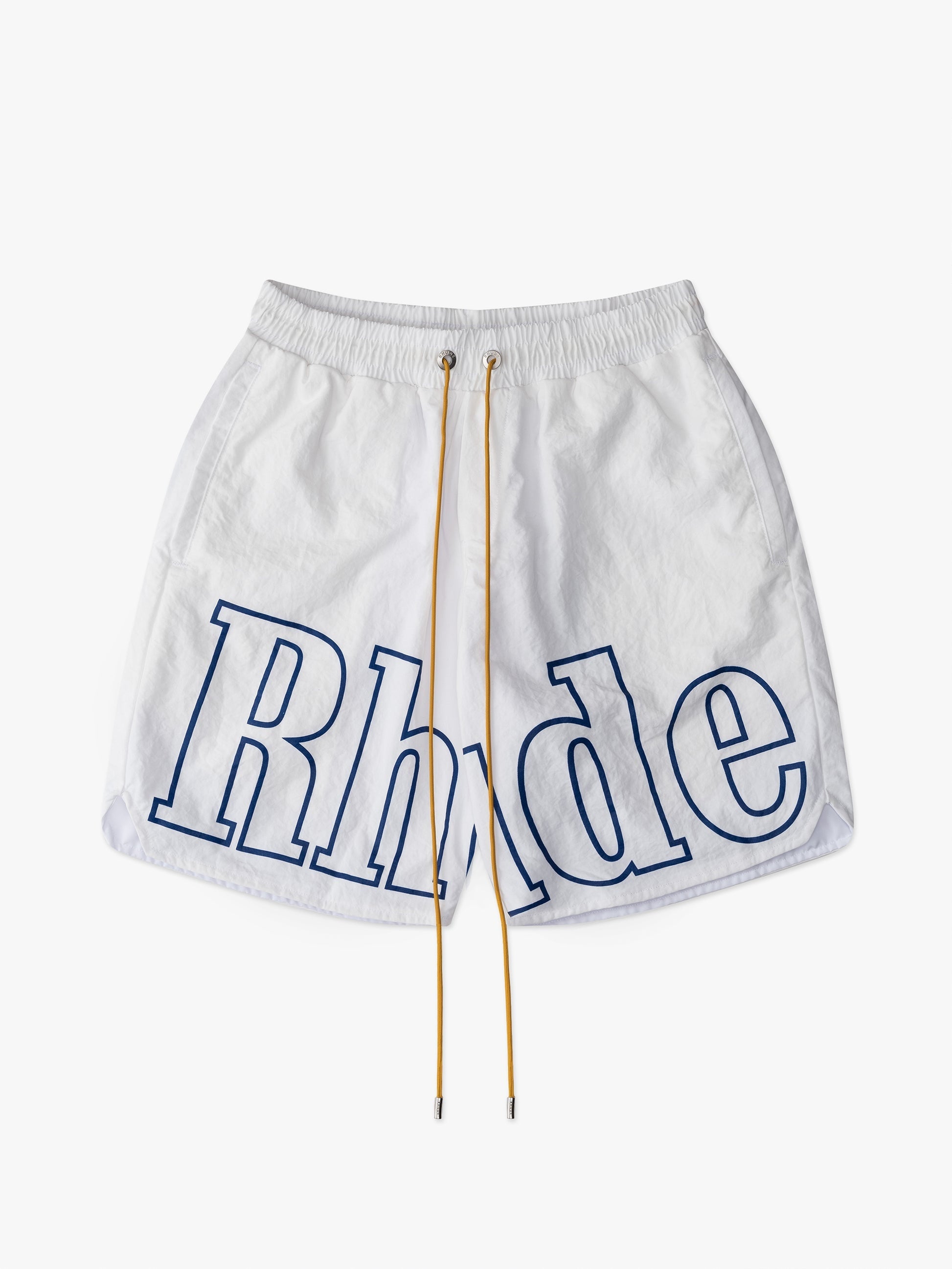 RHUDE MEN'S LOGO TRACK-SHORT NWT