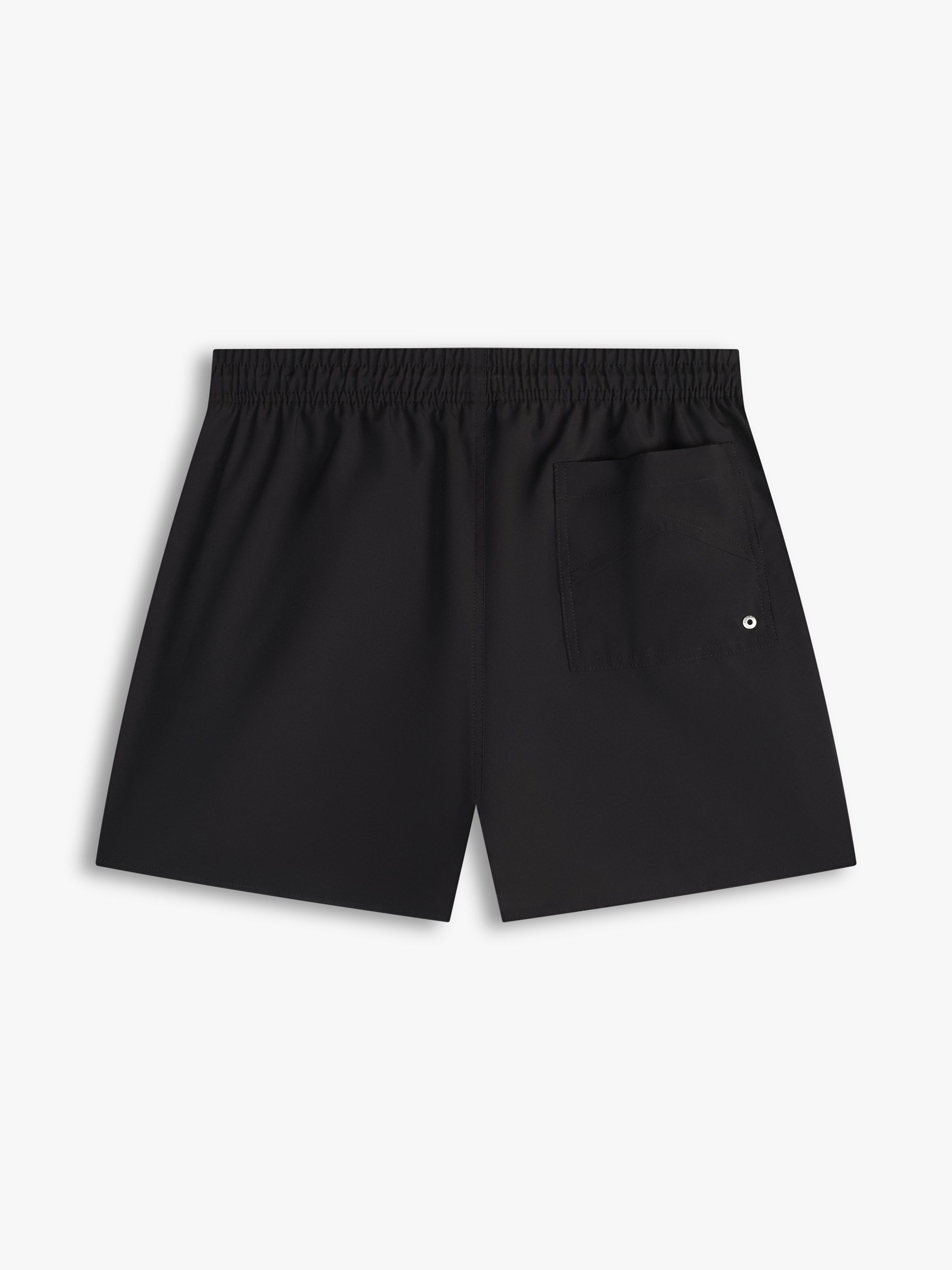 RHUDE MEN'S BLACK CREST SWIM SHORTS