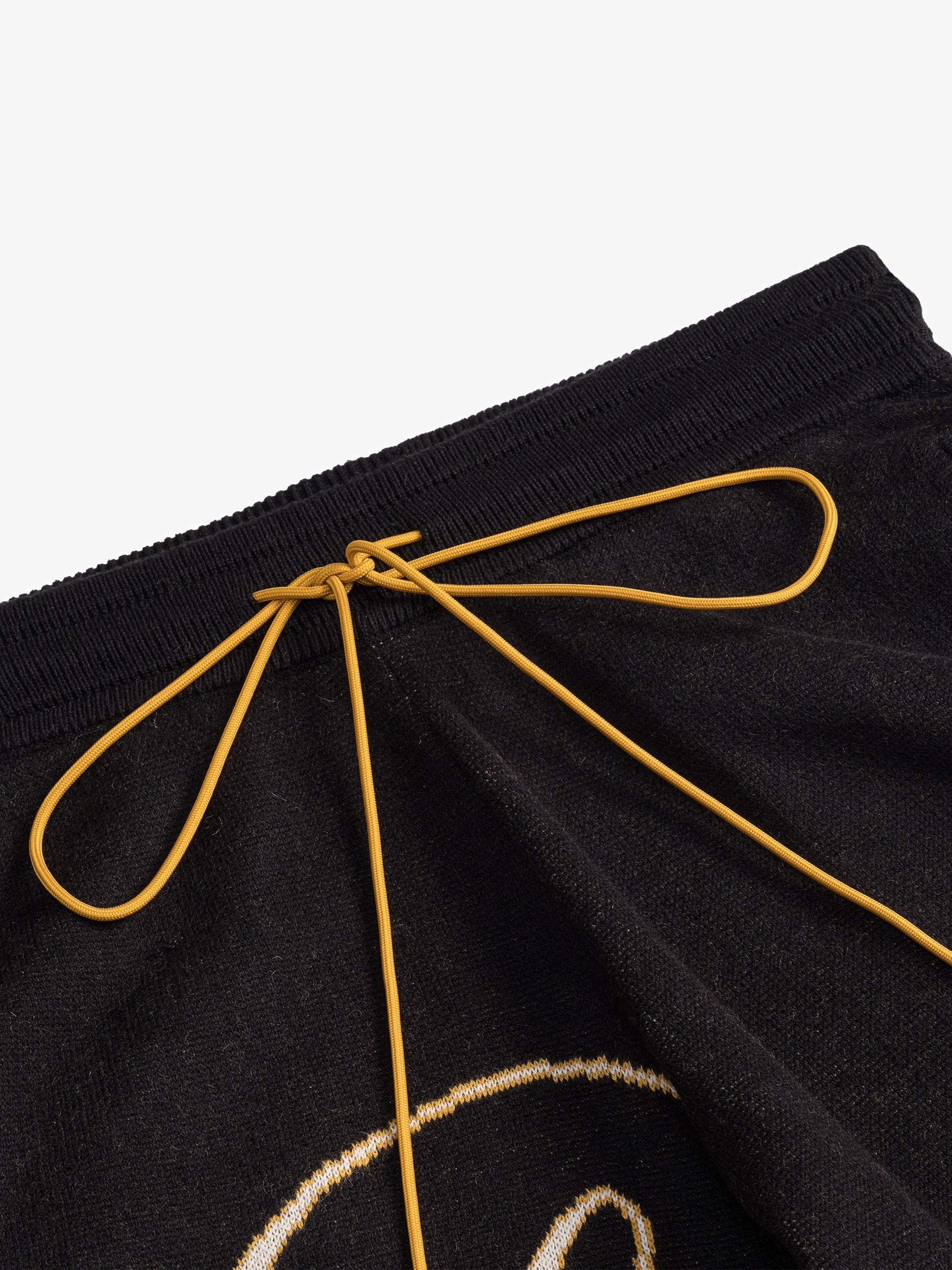 RHUDE MEN'S SCRIPT KNIT SHORT