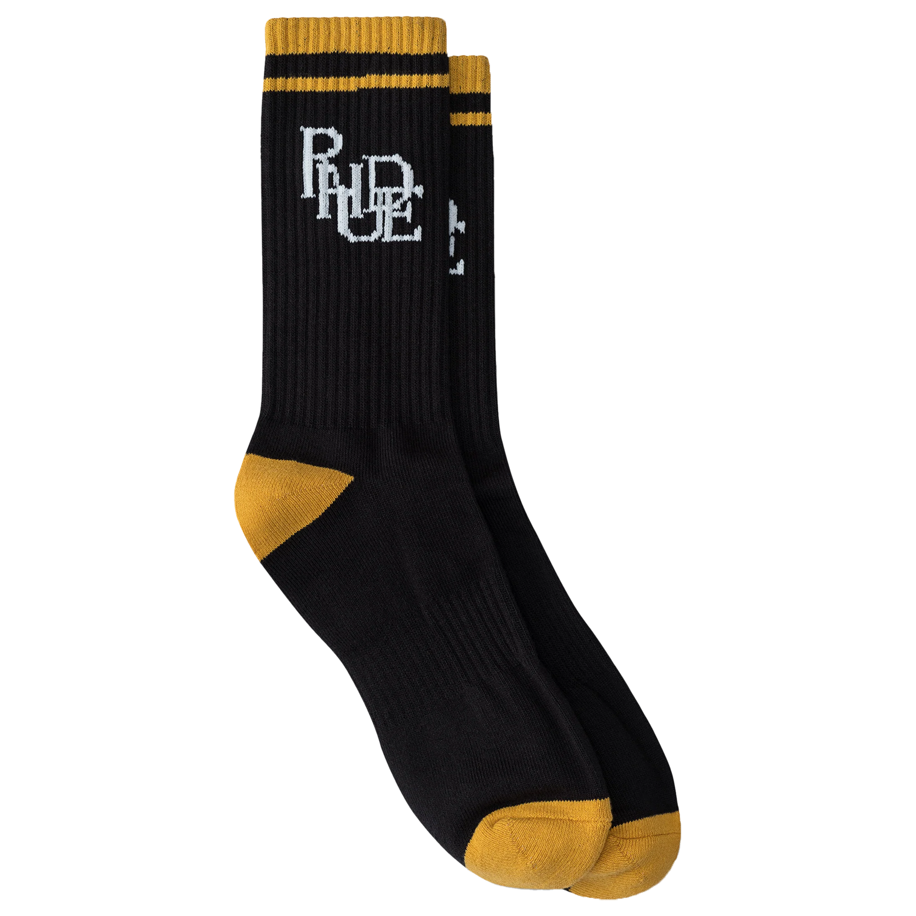 RHUDE MEN'S SCRAMBLE LOGO SOCK NWT