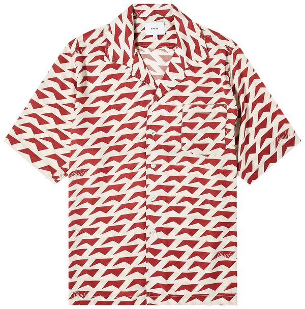RHUDE MEN'S DOLCE VITA SILK SHIRT NWT