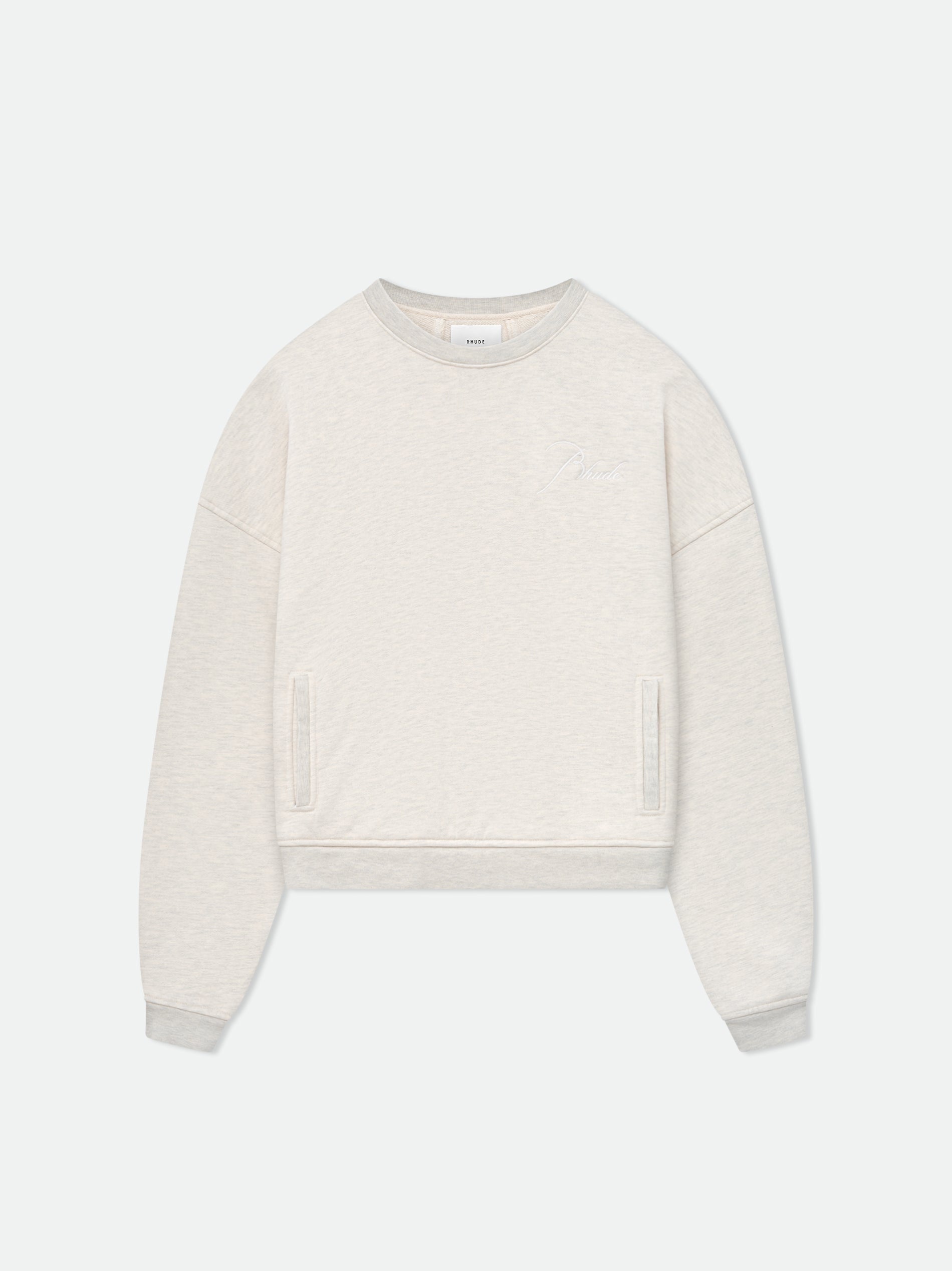 RHUDE MEN'S OAT CREWNECK SWEATER