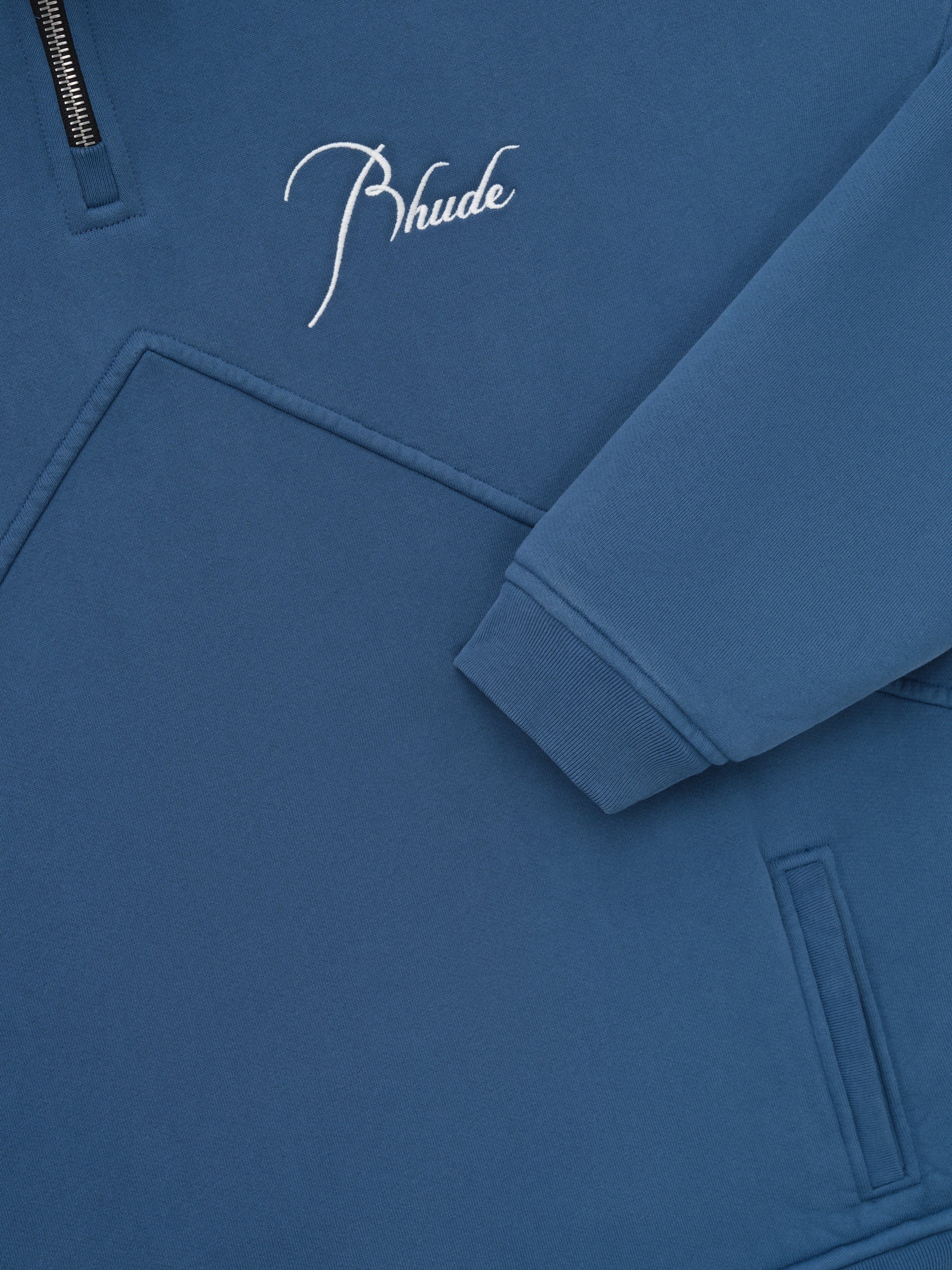 RHUDE MEN'S QUARTER ZIP