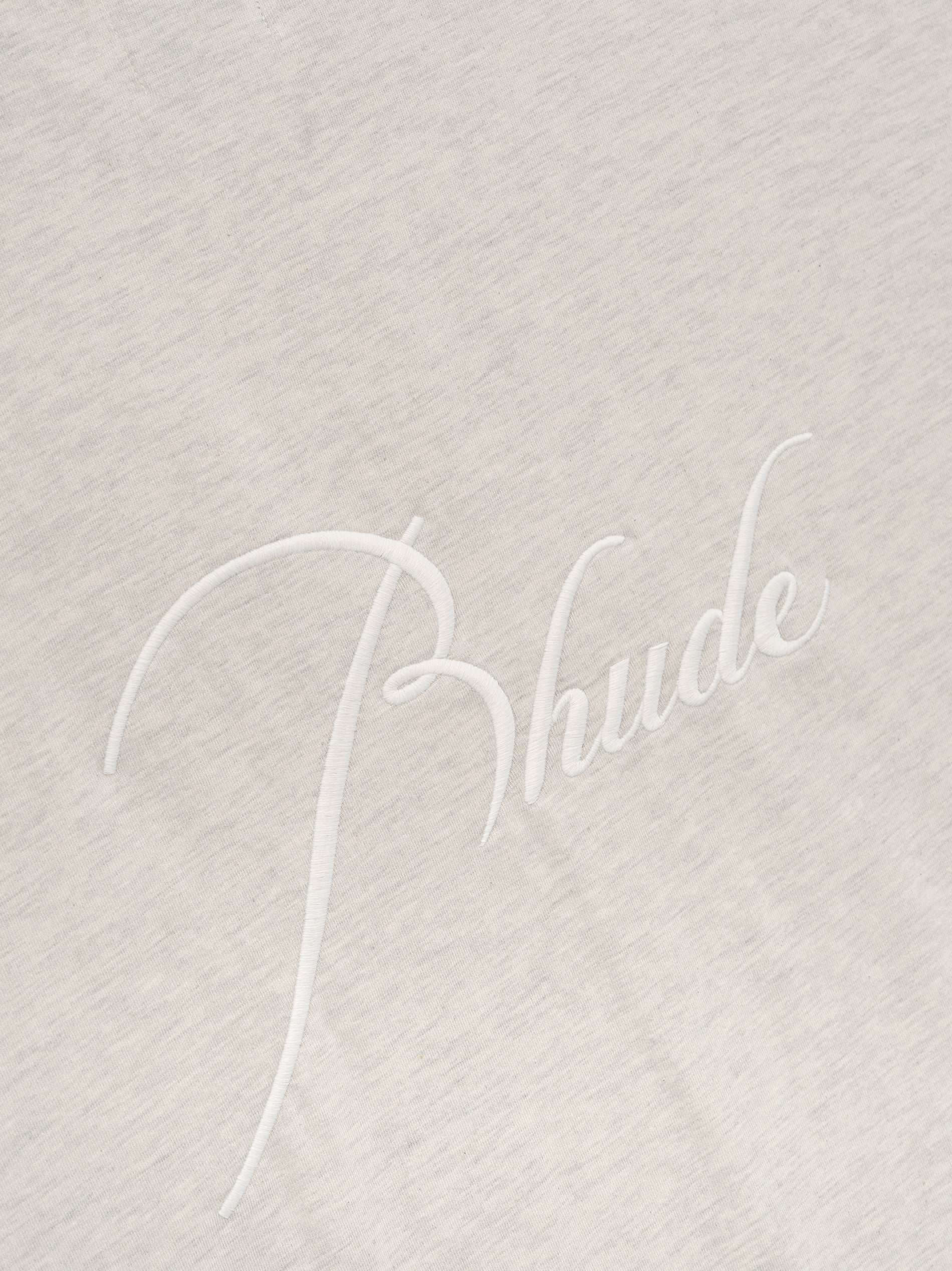 RHUDE MEN'S OFF WHITE COTTON LONG SLEEVE TEE