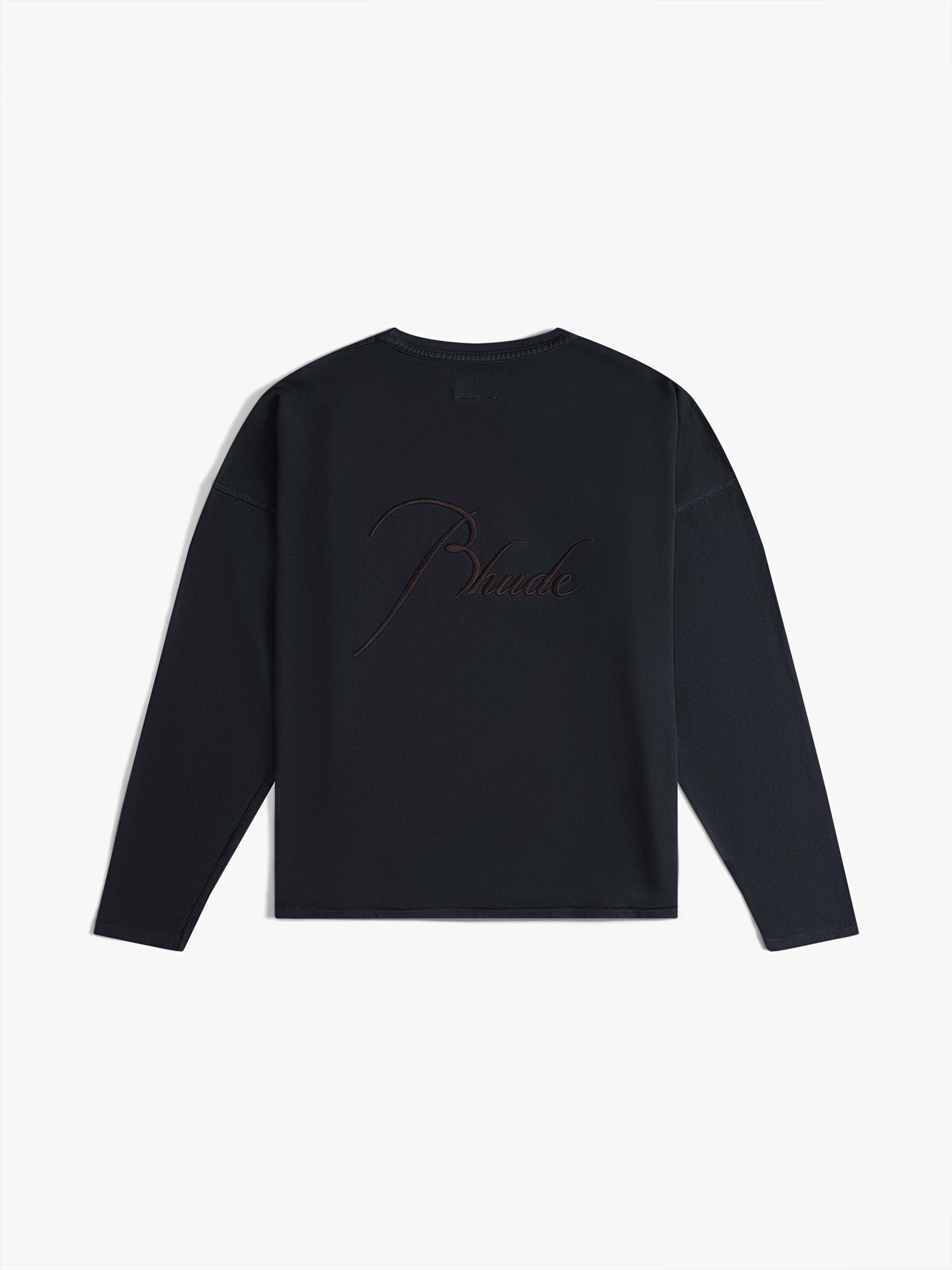 RHUDE MEN'S LS REVERSE TEE CO NWT