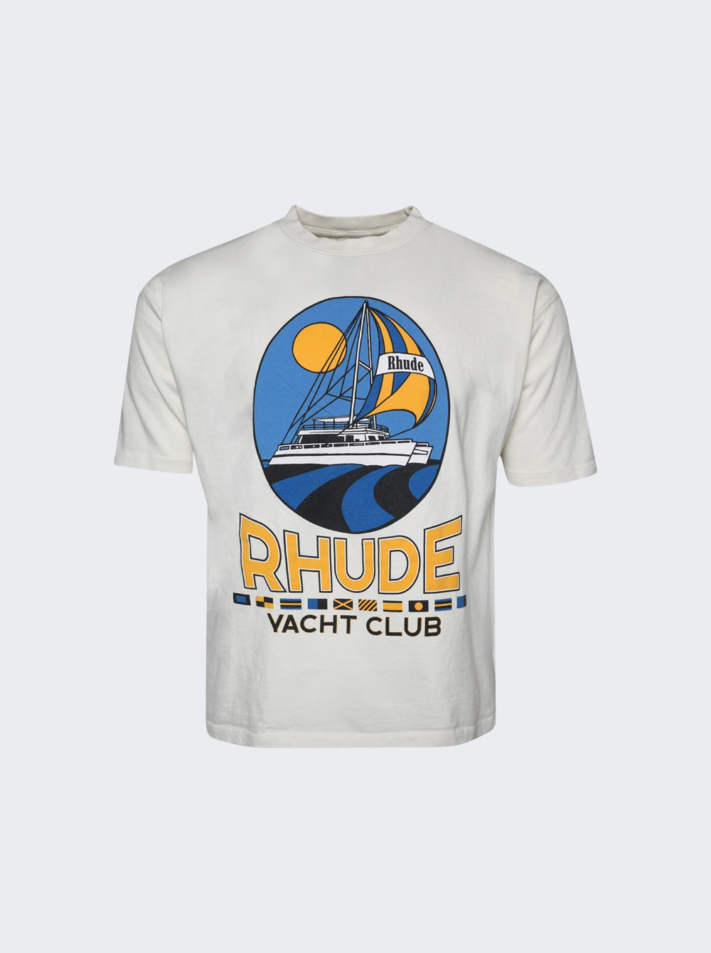 RHUDE MEN'S YACHT CLUB TEE NWT