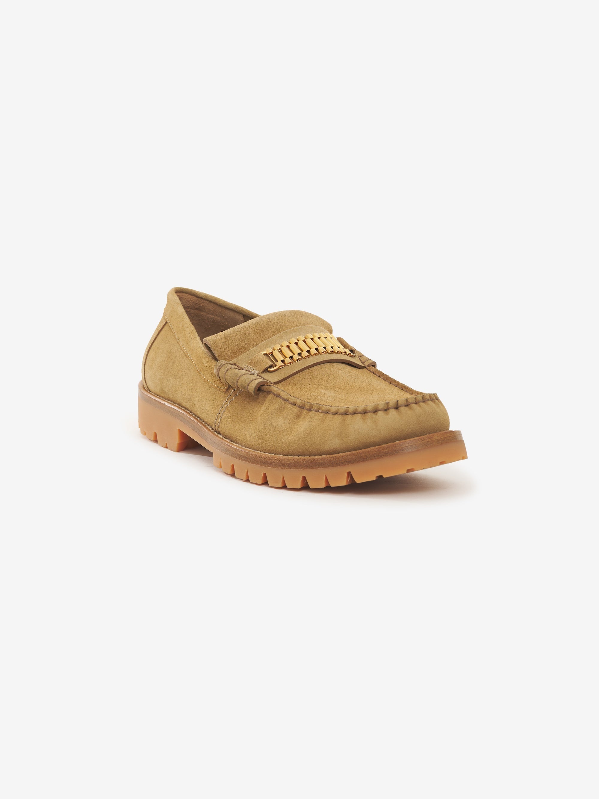 RHUDE MEN'S LUG LOAFER-TAN NWT