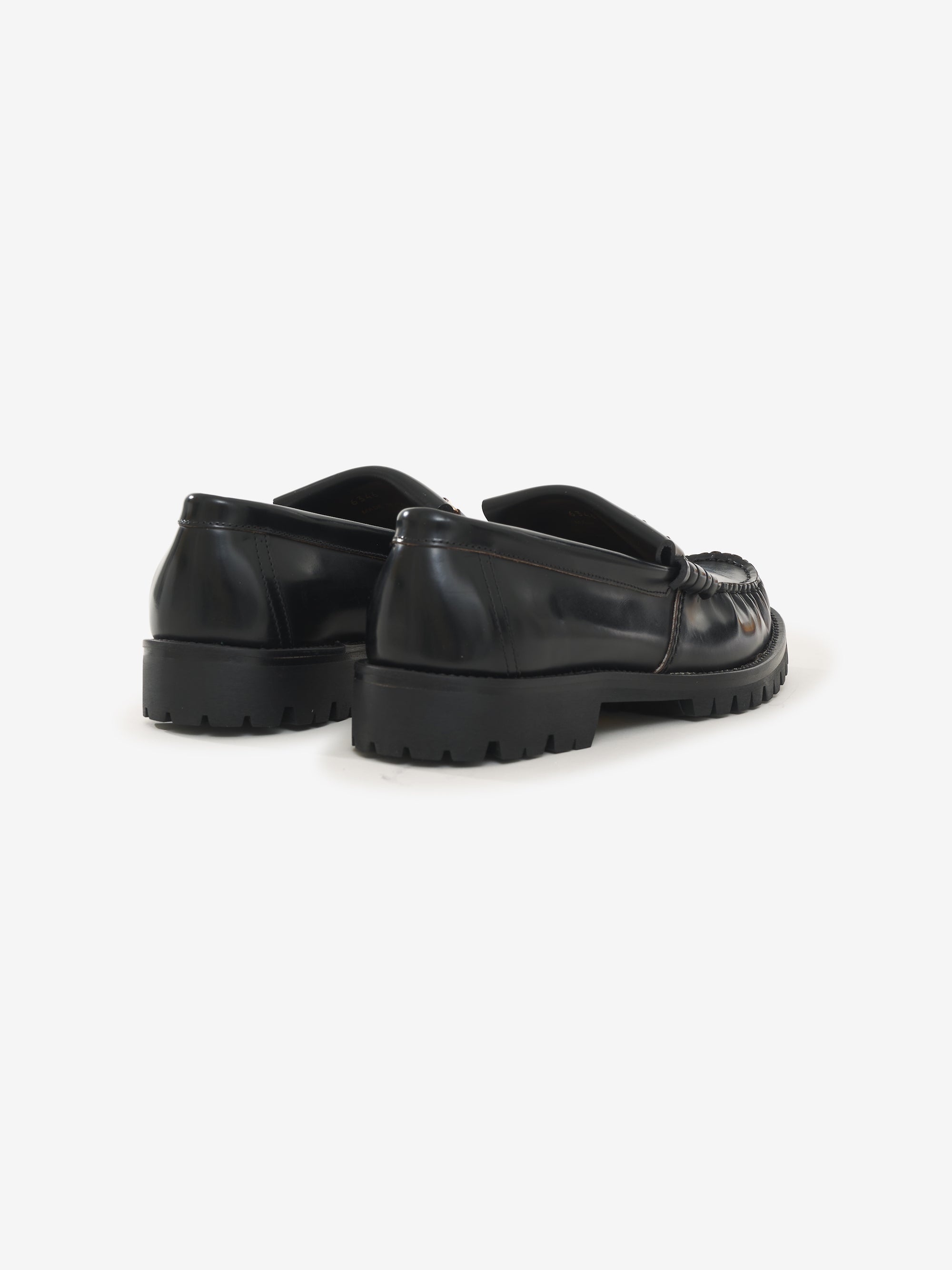 RHUDE MEN'S LUG LOAFER-BLACK NWT
