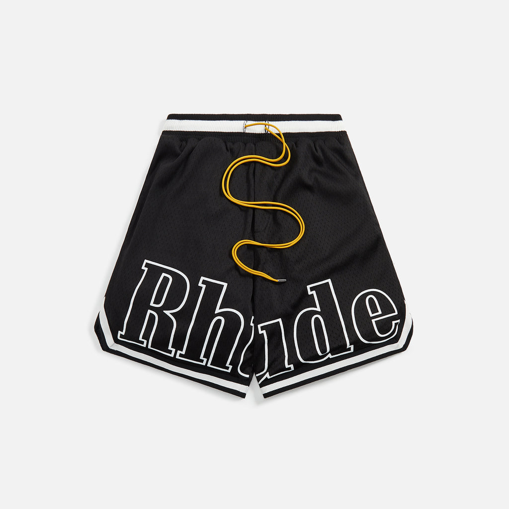 RHUDE MEN'S COURT LOGO SHORT NWT