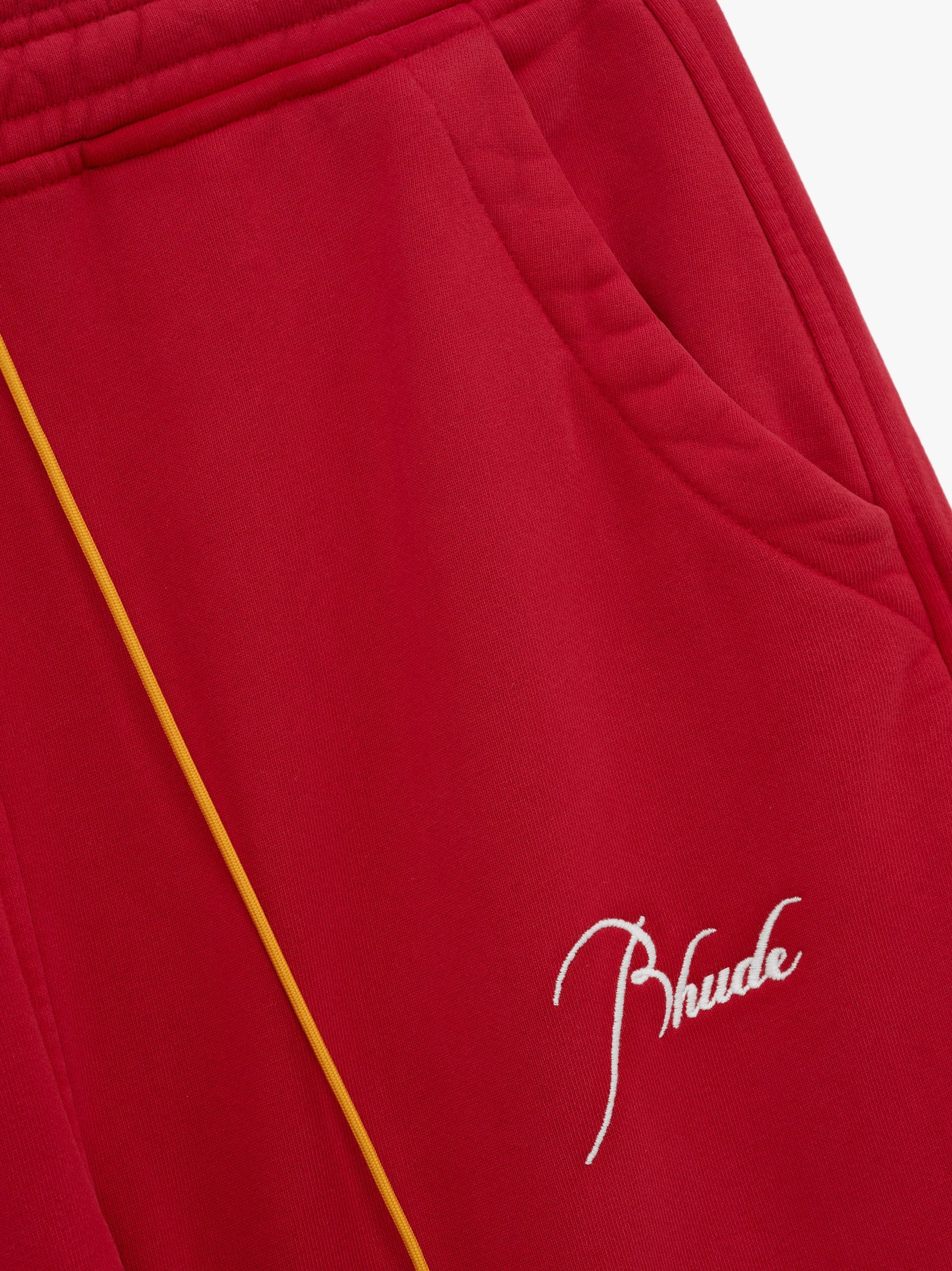 RHUDE MEN'S SWEATPANT VTG RED