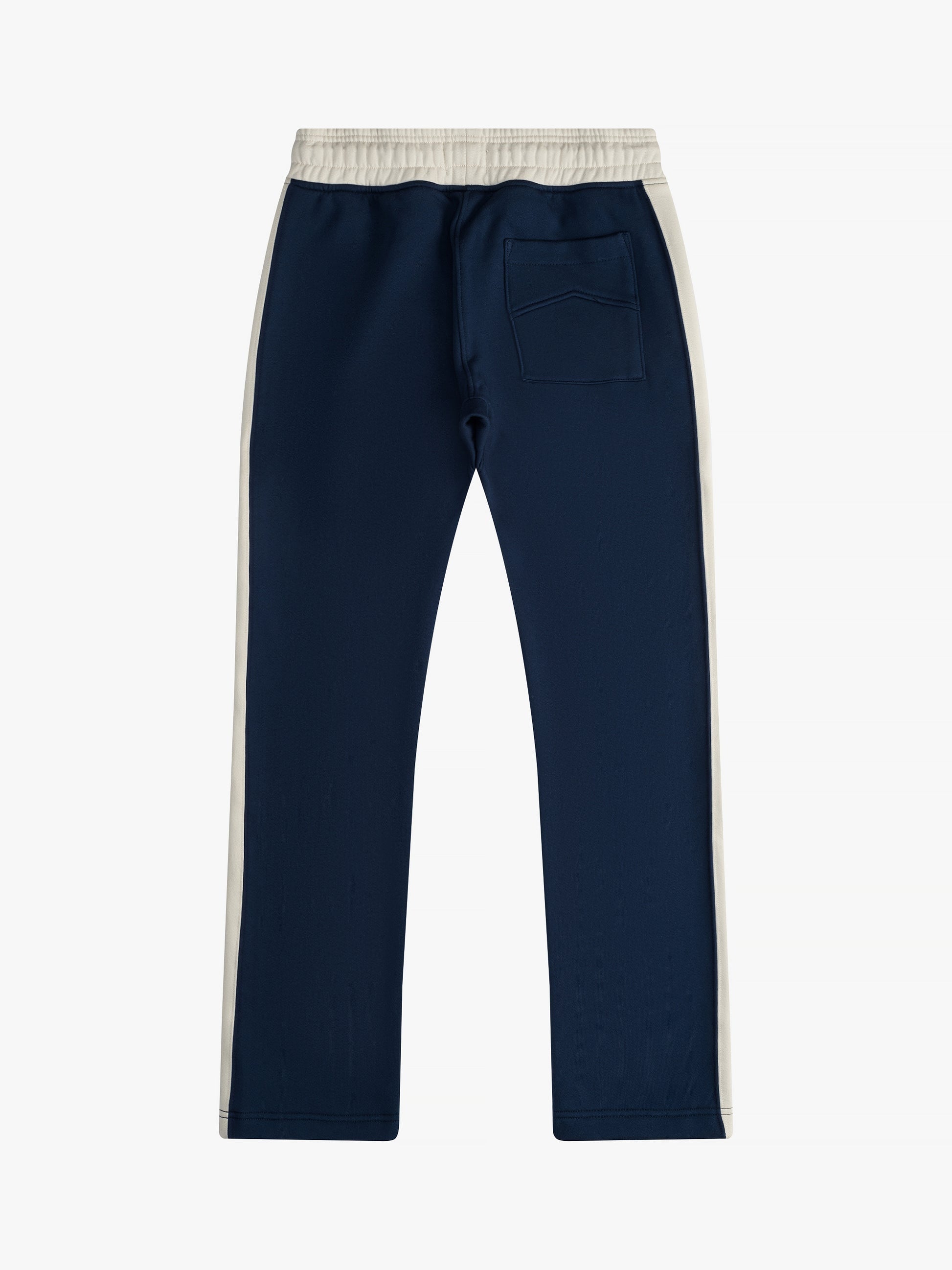 RHUDE MEN'S EAST HAMPTON SWEATP MID-NIGHT BLUE/CREAM NWT