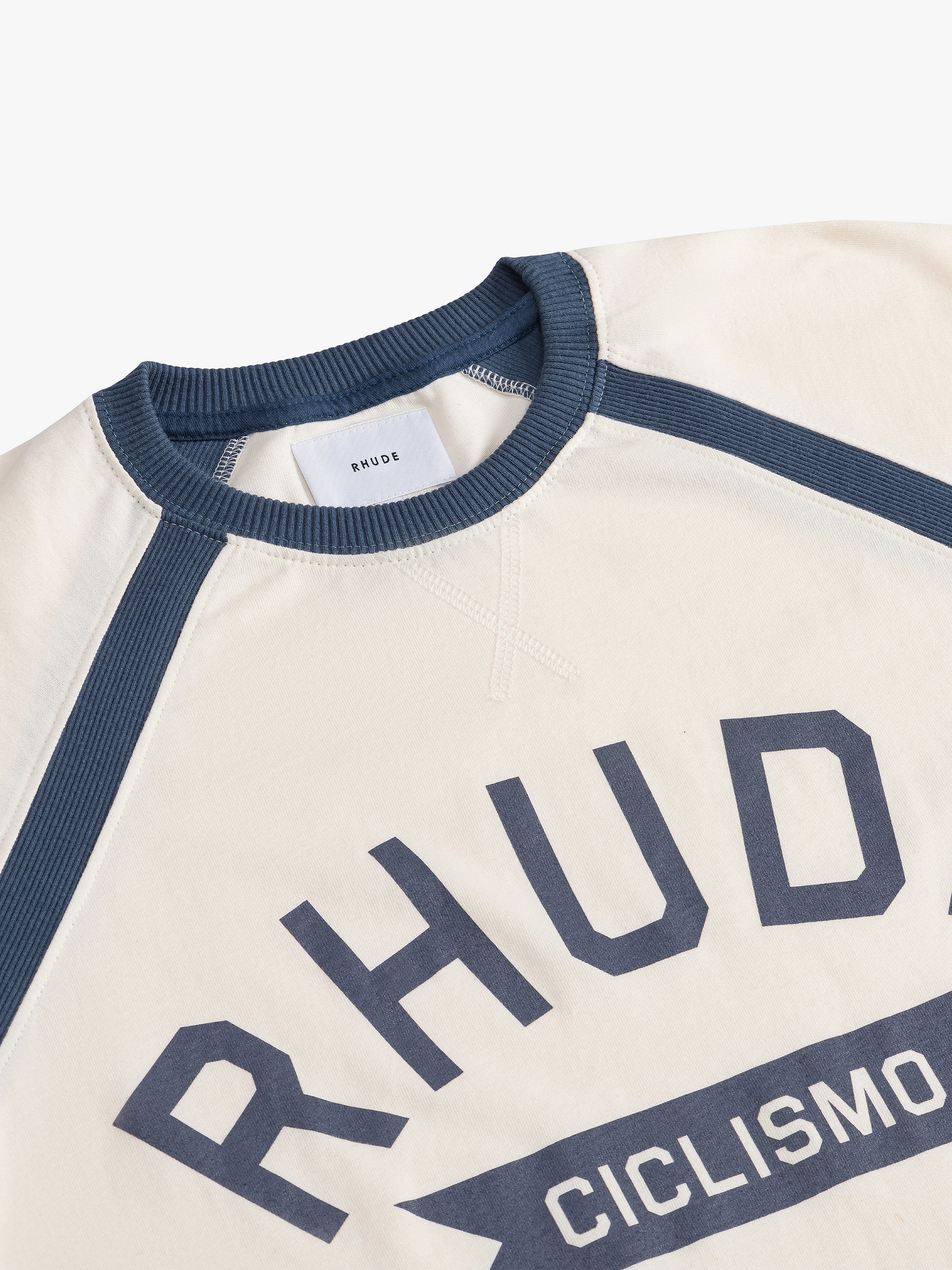RHUDE MEN'S CYCLIN RAGLAN NWT