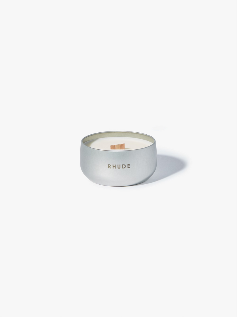 RHUDE UNISEX'S SILVER METAL CANDLE