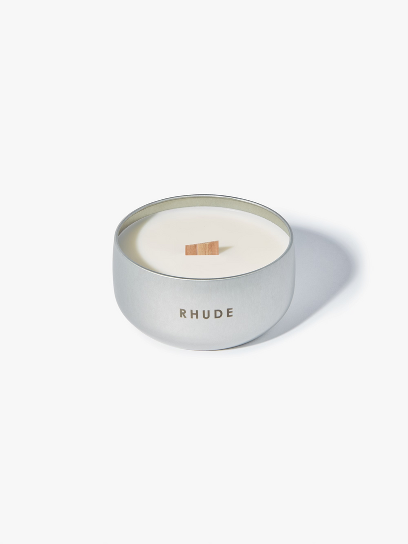 RHUDE UNISEX'S SILVER METAL CANDLE