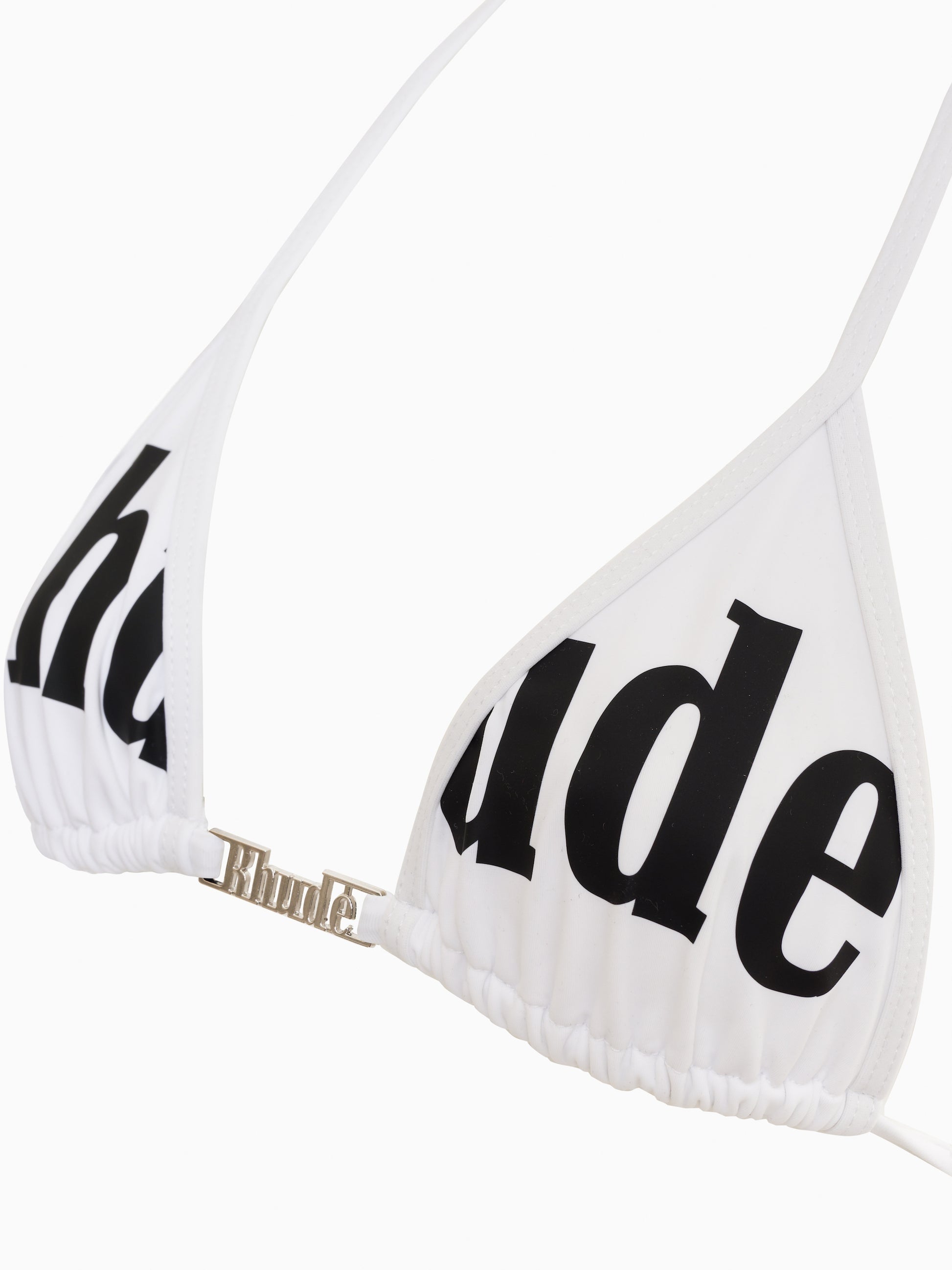 RHUDE WOMEN'S TROPEZ TWO-PIECE BI WHITE/BLACK NWT