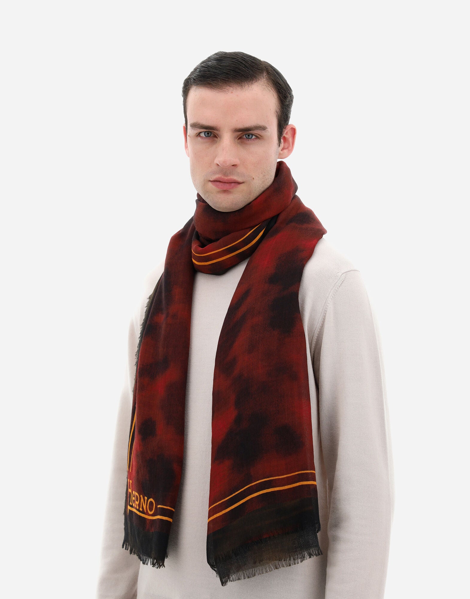 HERNO MEN'S SCARF SCP00010U-33405P-6993 NWT