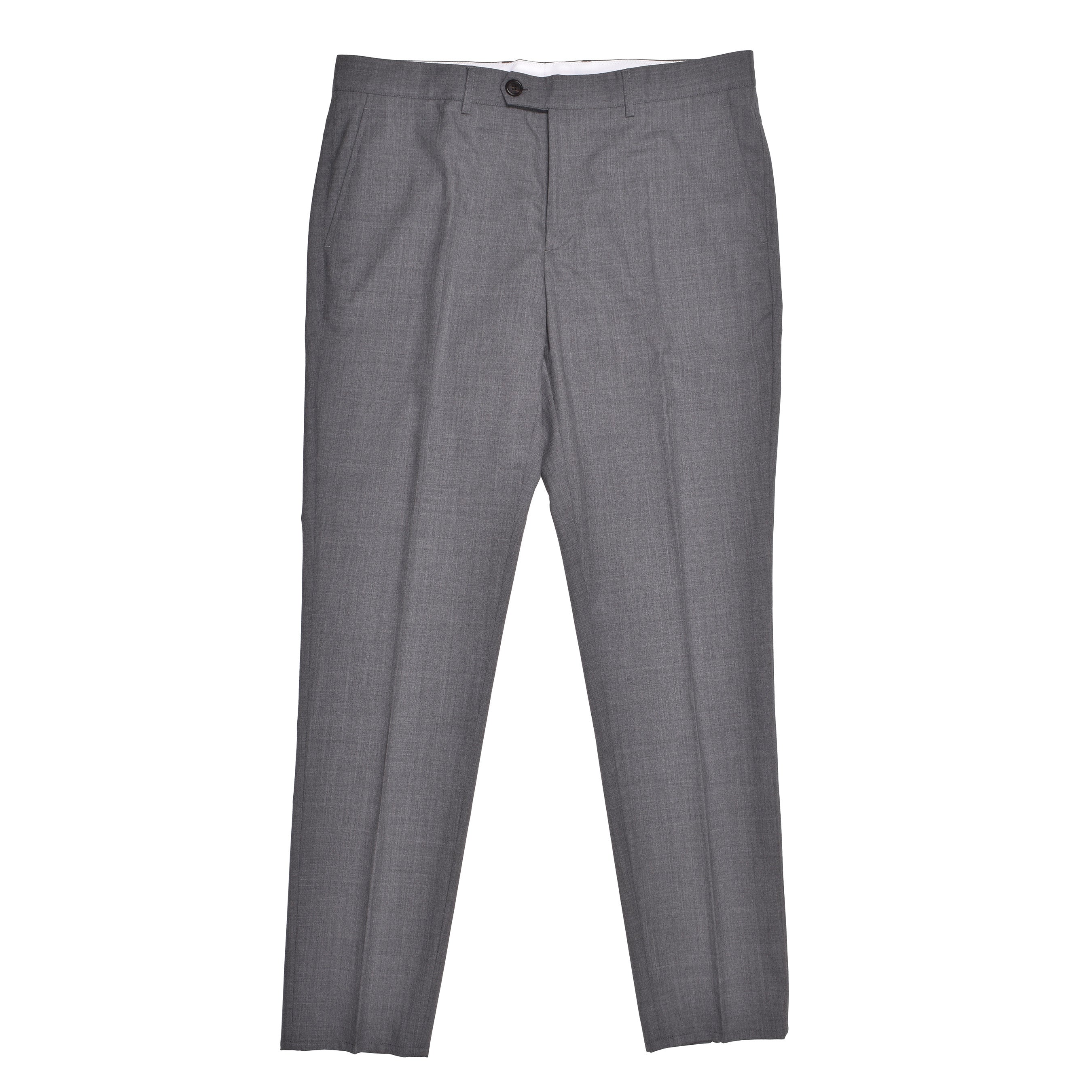BRUNELLO CUCINELLI MEN'S 100% VIRGIN WOOL GRAY CASUAL DRESS PANTS/TROUSERS