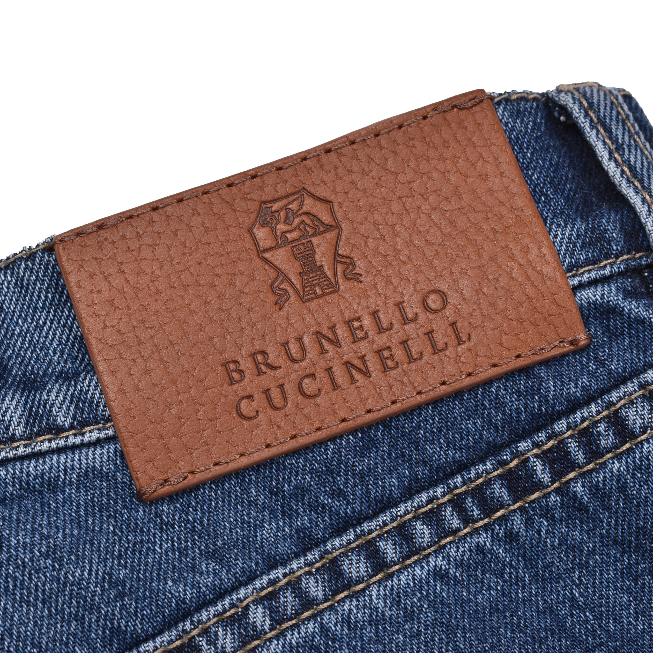 BRUNELLO CUCINELLI MEN'S ICONIC FIT FIVE POCKET DENIM STYLE JEAN PANTS NEW