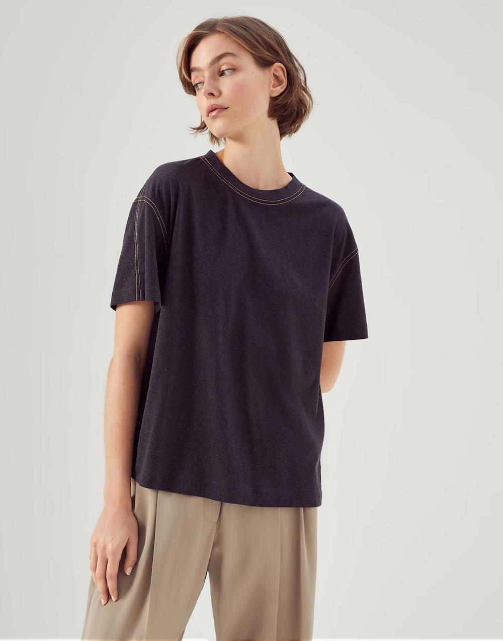 BRUNELLO CUCINELLI WOMEN'S SHIRT M0A45EE400_C390 NWT