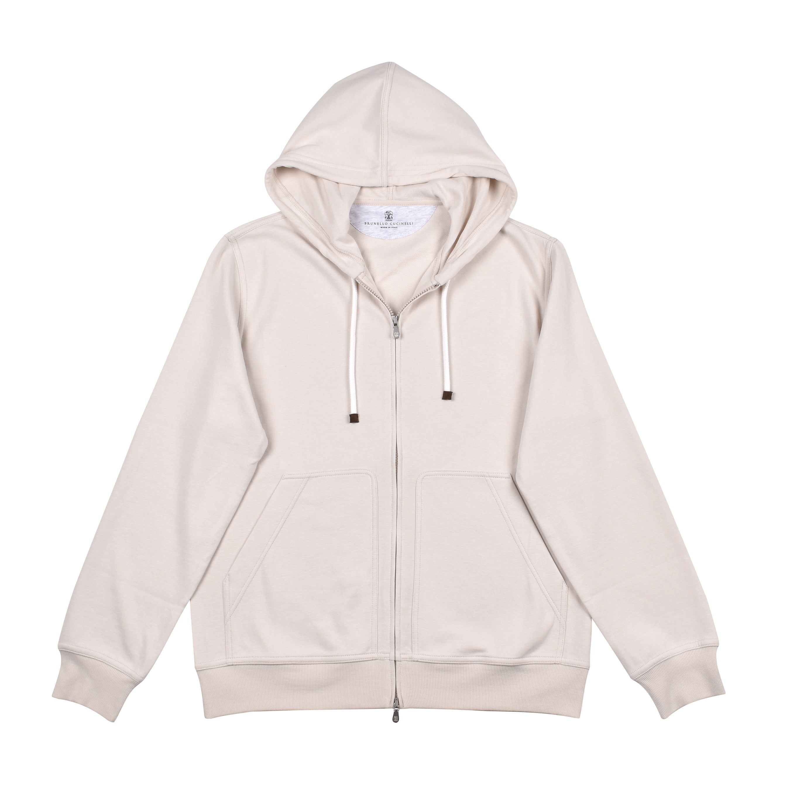 BRUNELLO CUCINELLI MEN'S ROPE ZIP-UP HOODED SWEATSHIRT