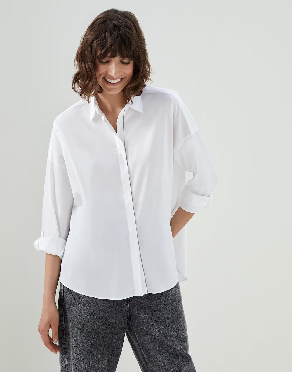 BRUNELLO CUCINELLI WOMEN'S SHIRT M0091MA226_C159 NWT