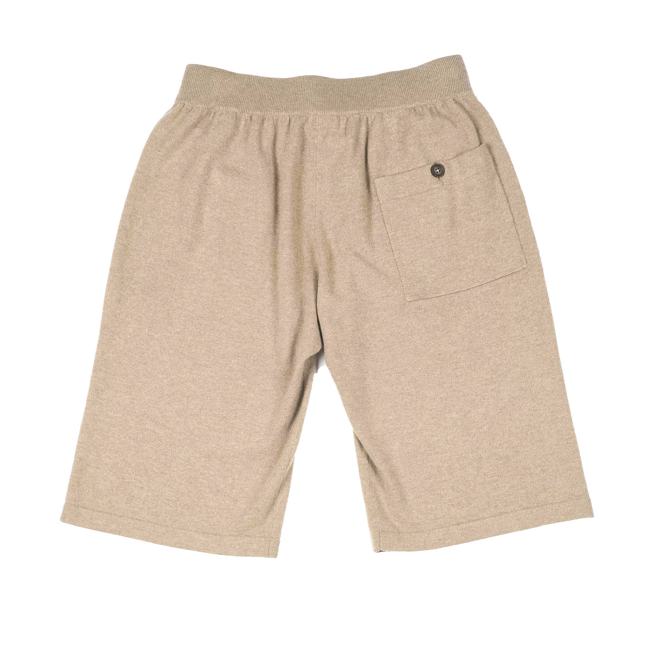 BRUNELLO CUCINELLI WOMEN'S 100% CASHMERE MONILI BEAD LINED BERMUDA STYLE SHORTS