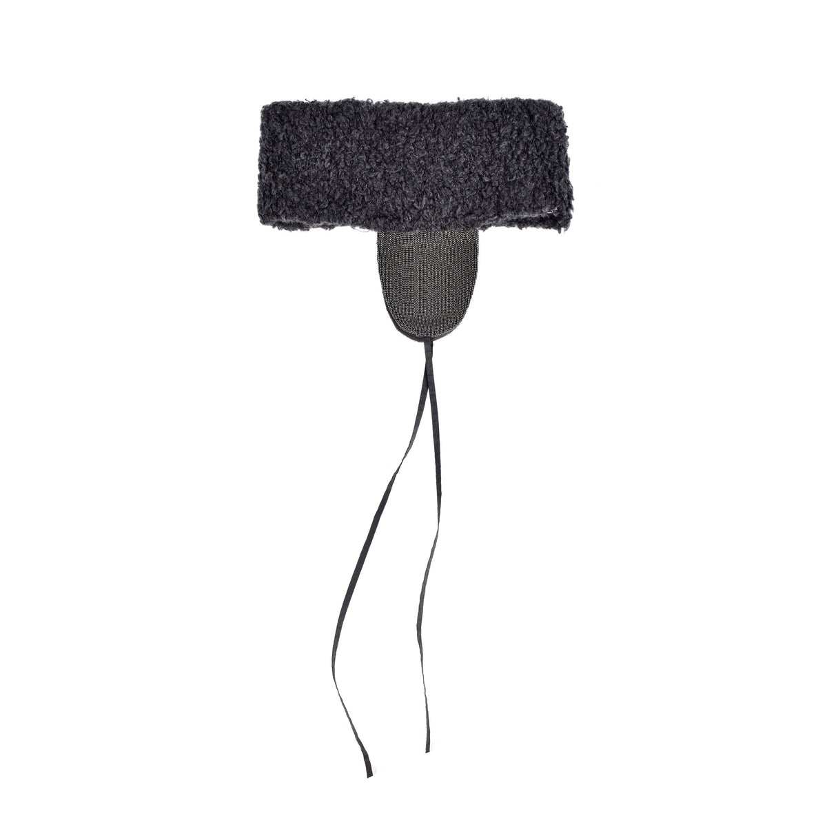 BRUNELLO CUCINELLI WOMEN'S BLACK CASHMERE EAR WARMERS