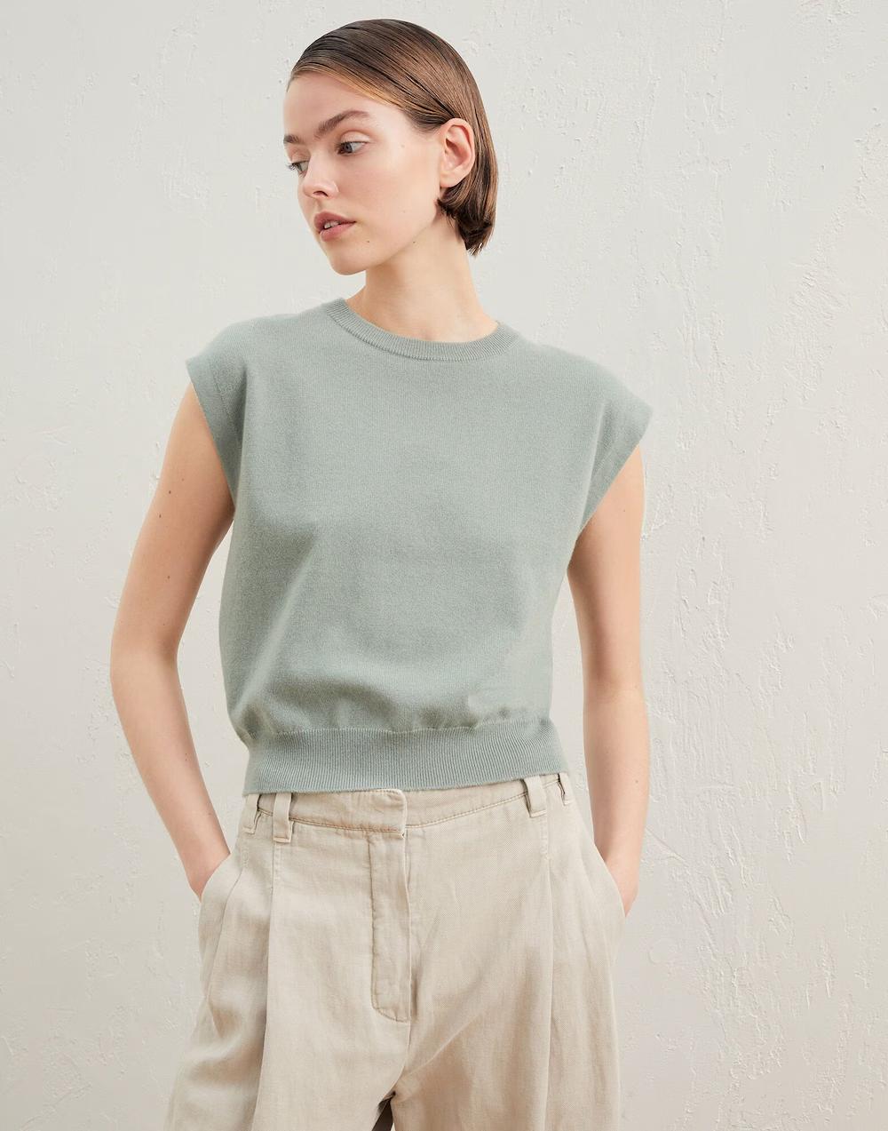 BRUNELLO CUCINELLI WOMEN'S SWEATER M12170200_C9570 NWT