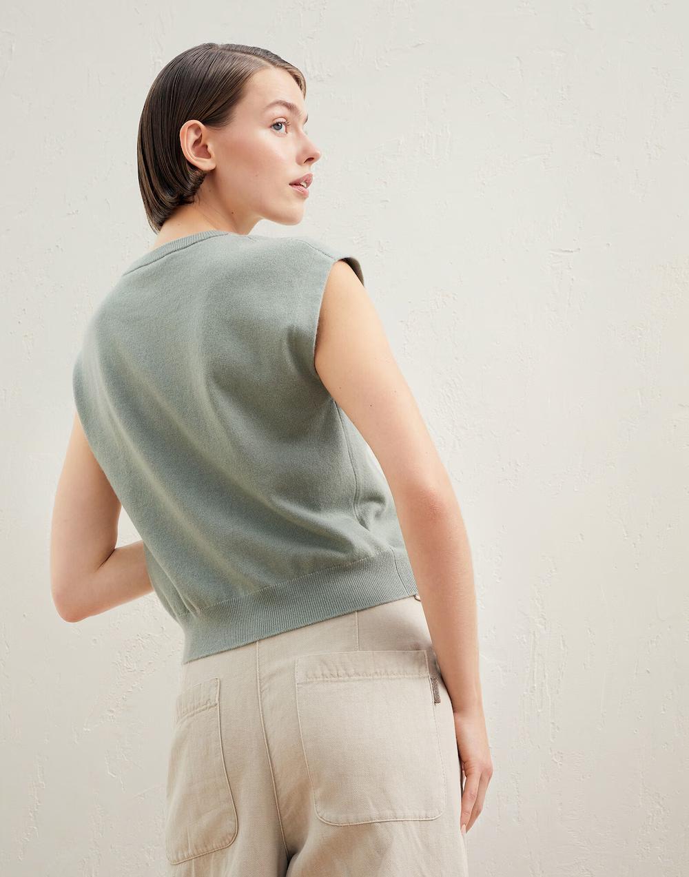 BRUNELLO CUCINELLI WOMEN'S SWEATER M12170200_C9570 NWT