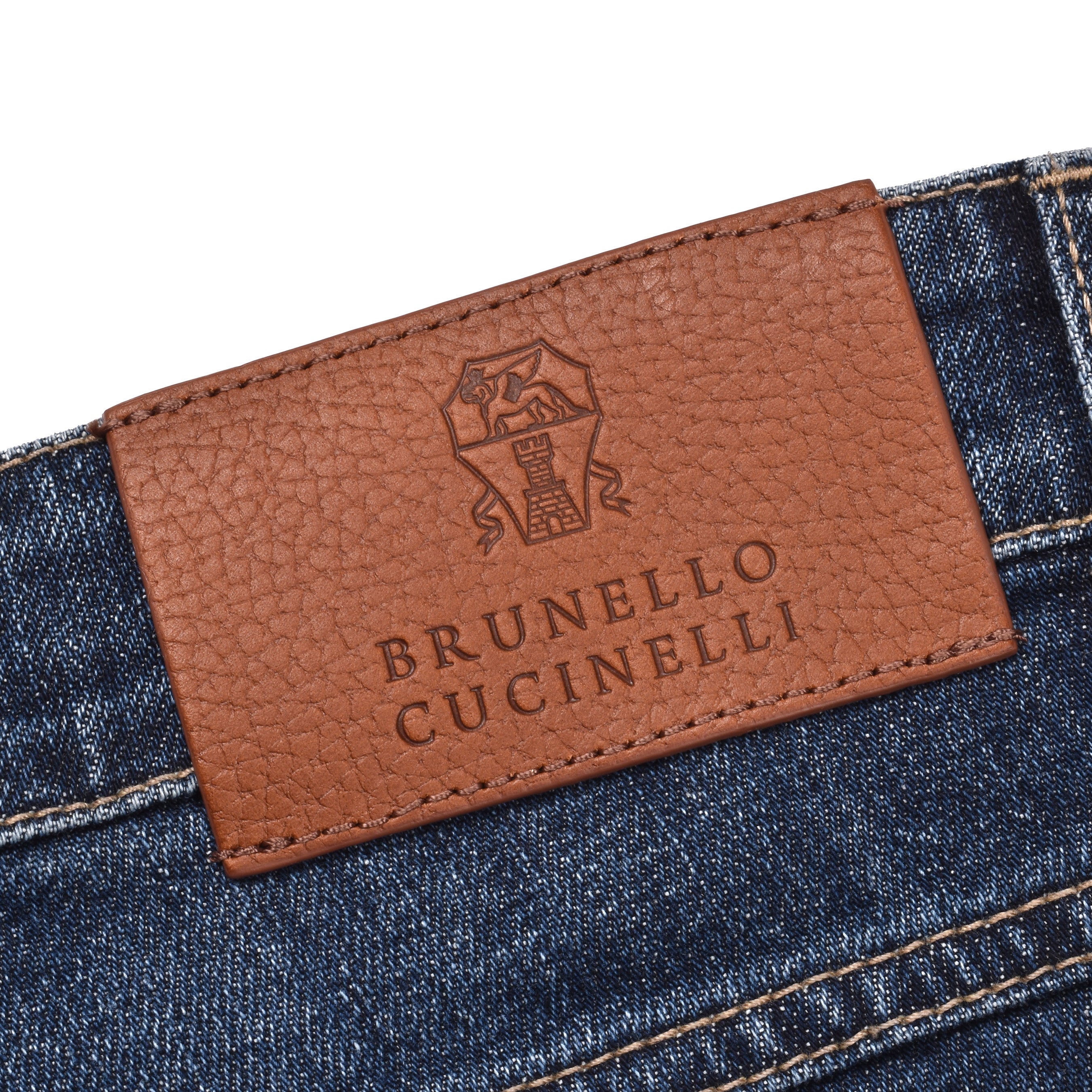 BRUNELLO CUCINELLI MEN'S 5 POCKET DENIM JEANS STYLE SKINNY FIT COTTON PANTS
