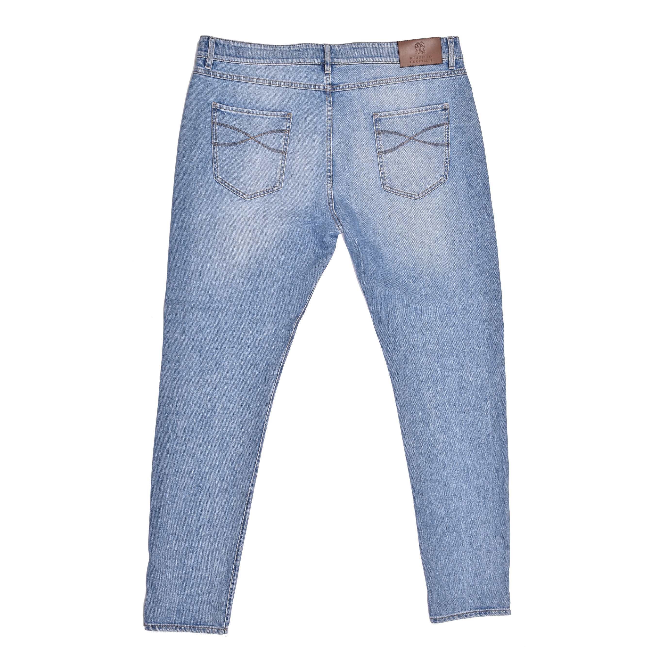 BRUNELLO CUCINELLI MEN'S LIGHT BLUE CASUAL JEANS