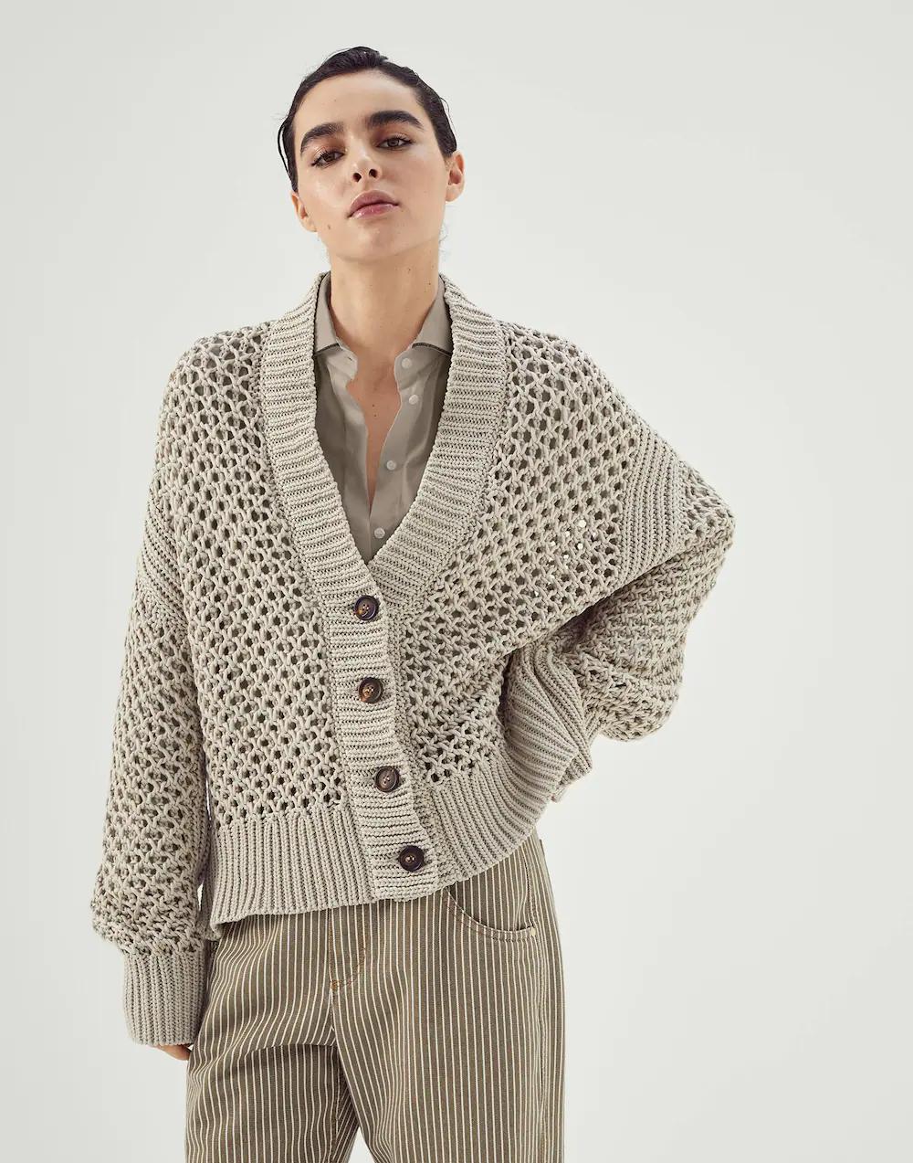 BRUNELLO CUCINELLI WOMEN'S SWEATER M8E367516_C9504 NWT