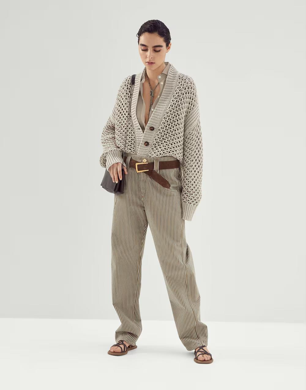 BRUNELLO CUCINELLI WOMEN'S SWEATER M8E367516_C9504 NWT