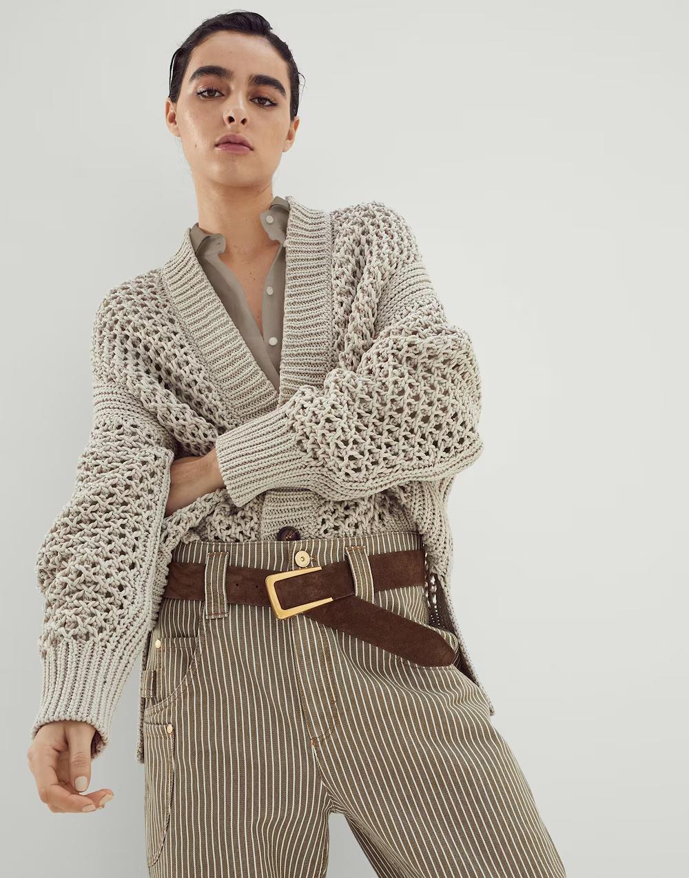 BRUNELLO CUCINELLI WOMEN'S SWEATER M8E367516_C9504 NWT