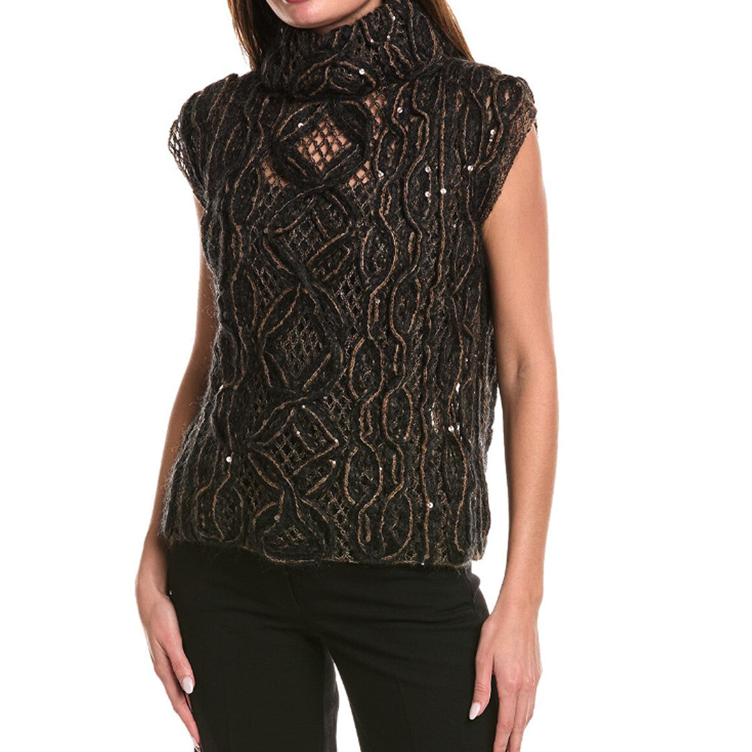 BRUNELLO CUCINELLI WOMEN'S SWEATER M3QR04004_CX265 NWT