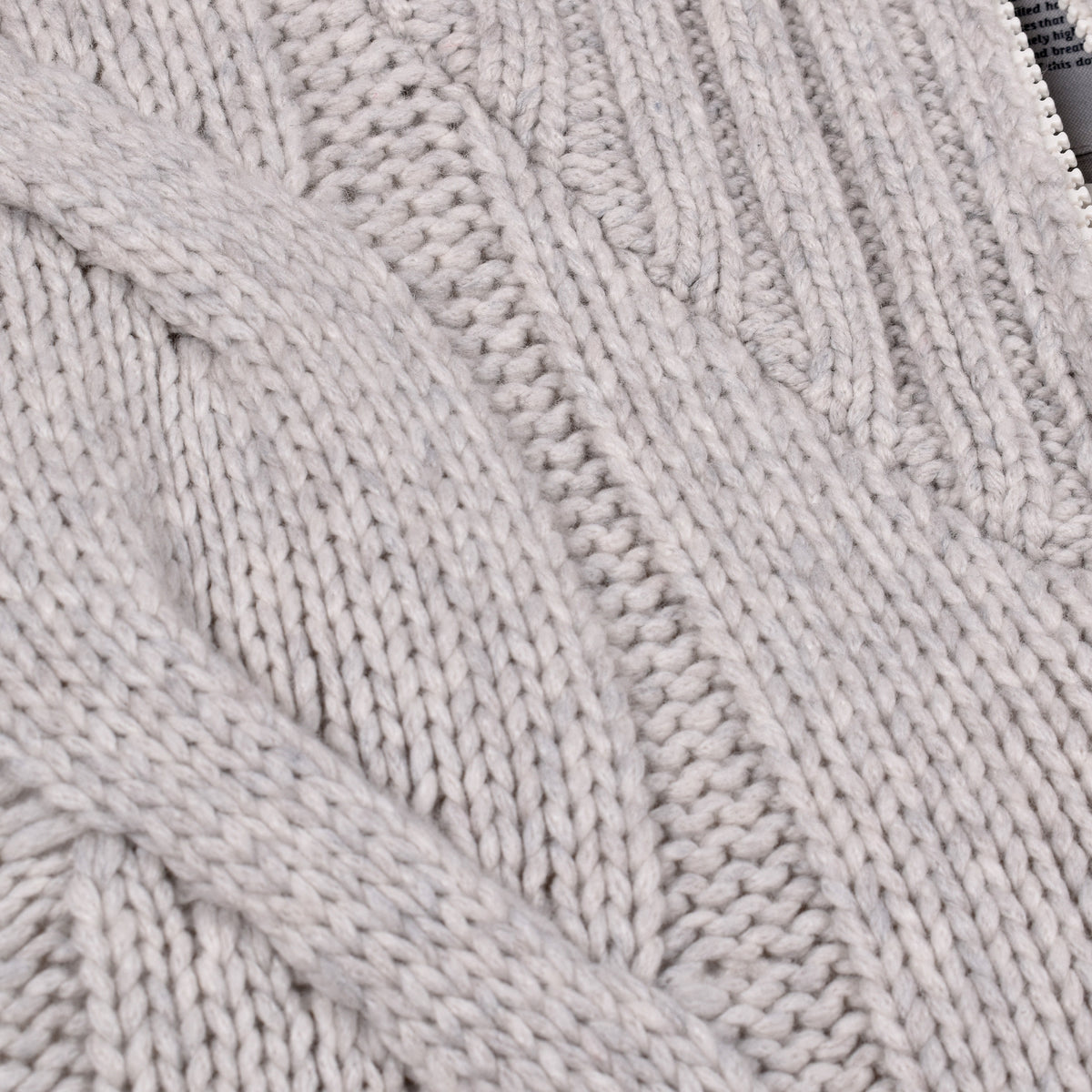 BRUNELLO CUCINELLI MEN'S FOG WOOL CABLE KNIT JACKET