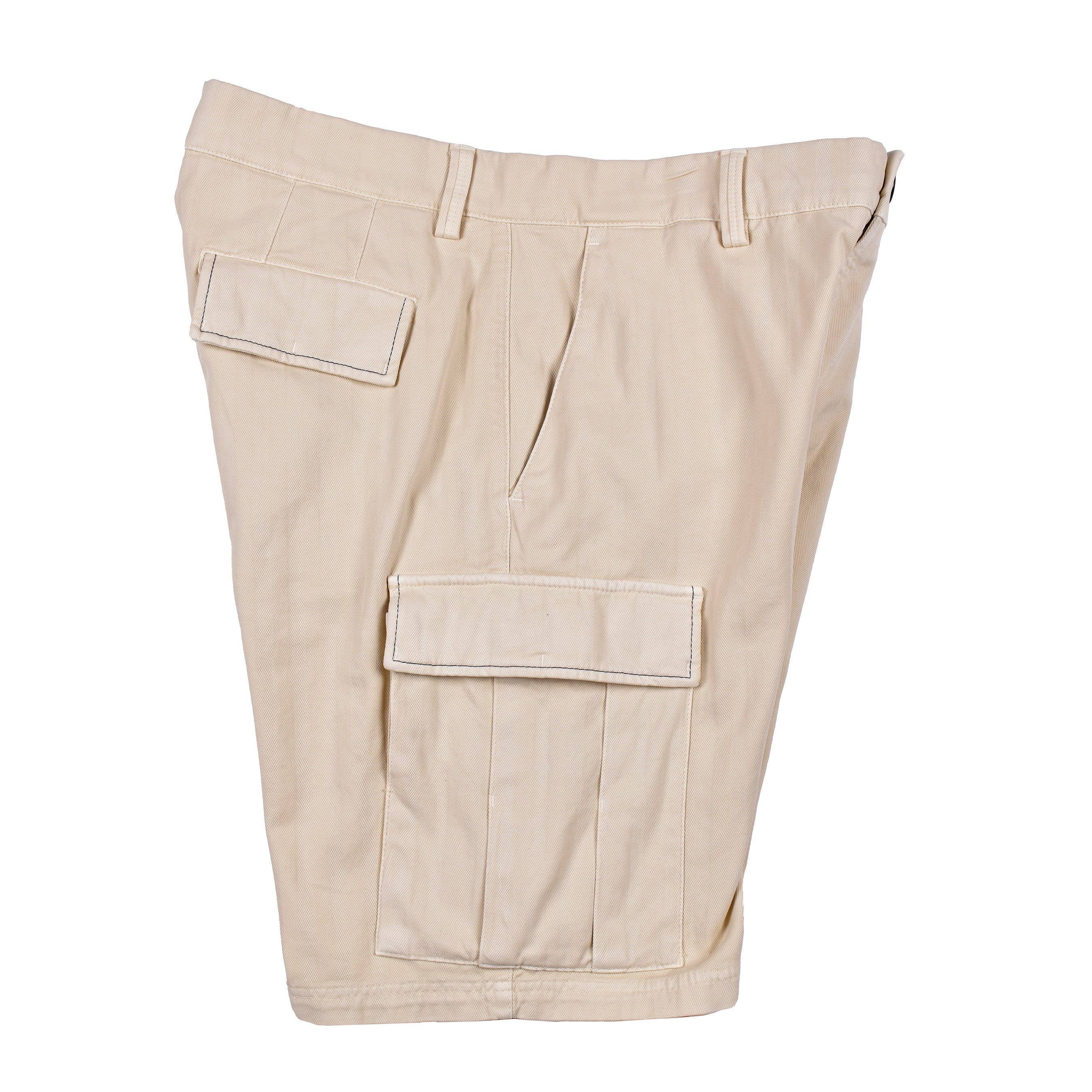 BRUNELLO CUCINELLI MEN'S CASUAL COTTON CARGO STYLE SHORTS