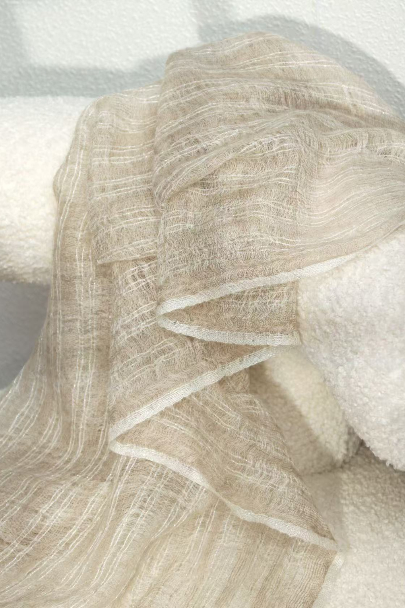 Max Simple Moonlight Cashmere Wrap Almond