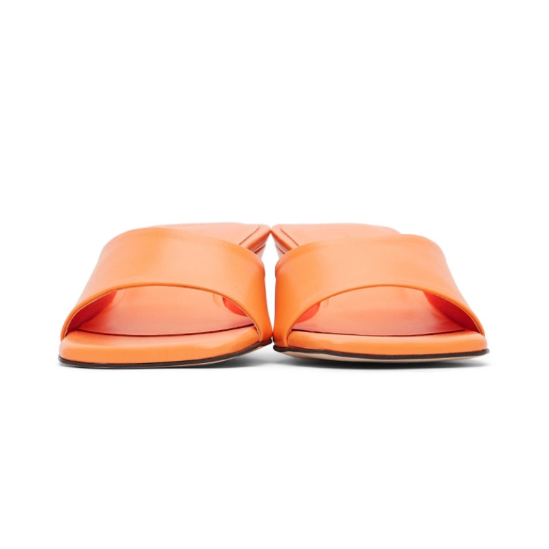 Womens | LOW CLASSIC Slide Heeled Sandal Orange