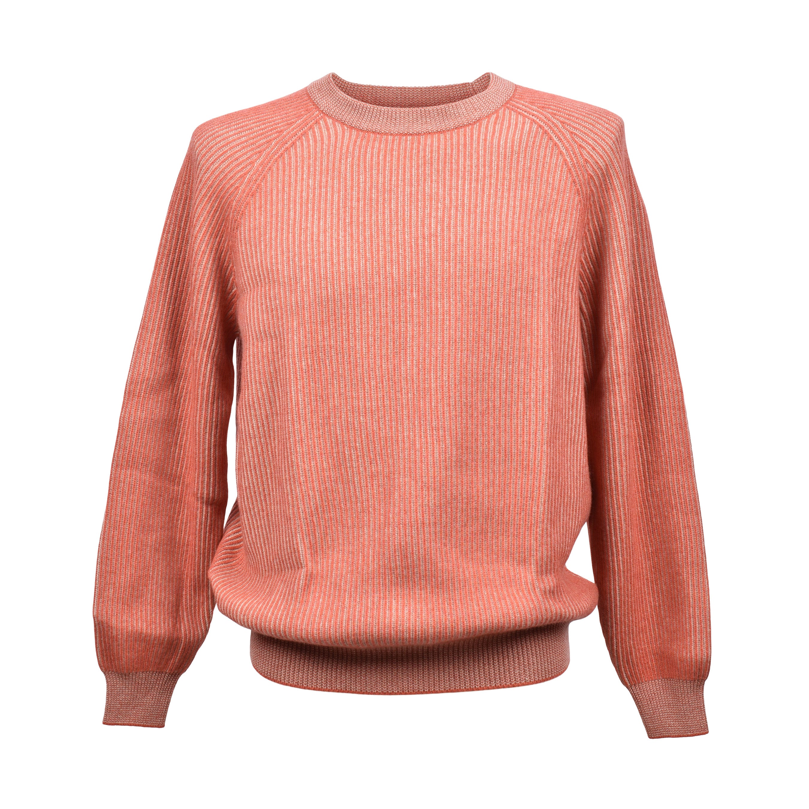 BRUNELLO CUCINELLI MEN'S CARROT CASHMERE CREW NECK SWEATER