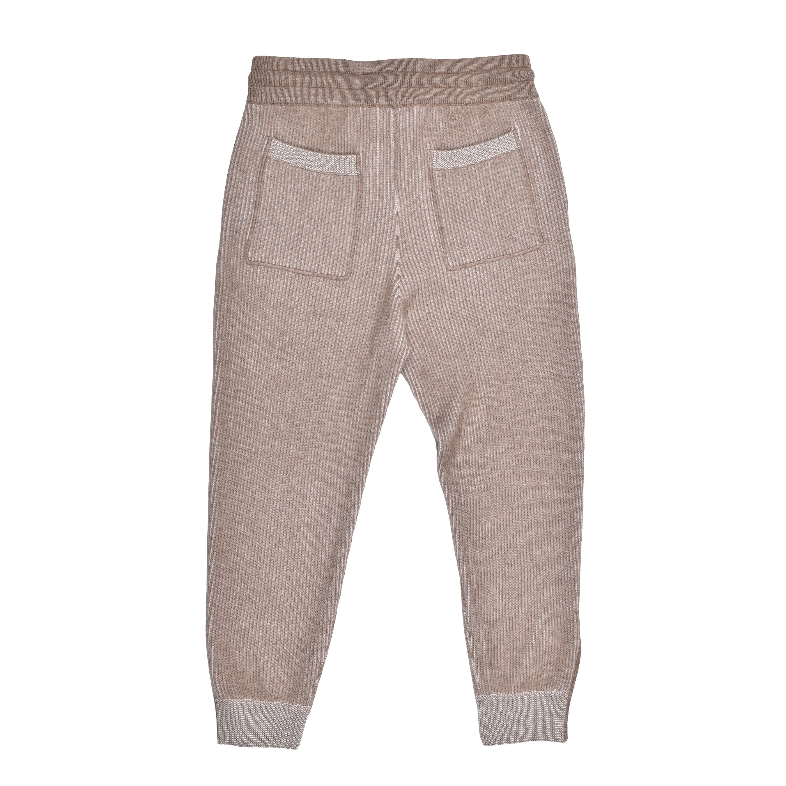 BRUNELLO CUCINELLI MEN'S CASHMERE RIB KNIT FASHION SWEATPANTS