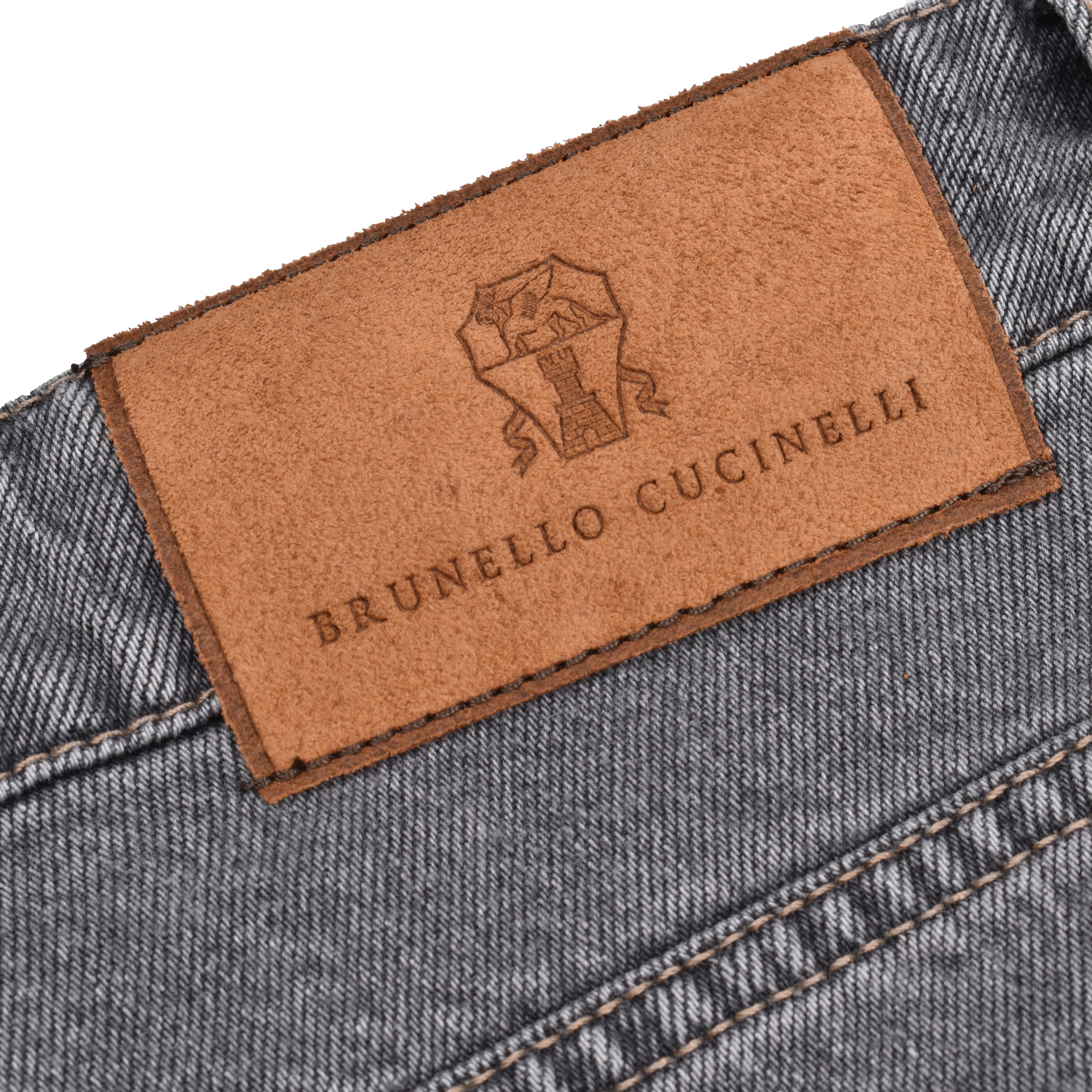 BRUNELLO CUCINELLI MEN'S LIGHT DENIM STRAIGHT FIT JEANS